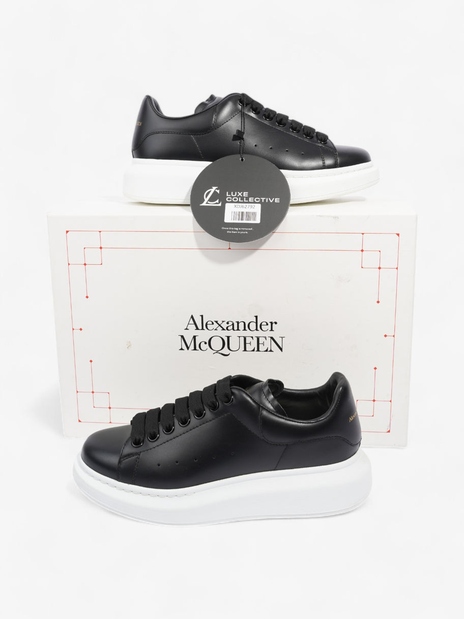 Alexander McQueen Oversized Sneakers Black Leather EU 38 UK 5 Image 8