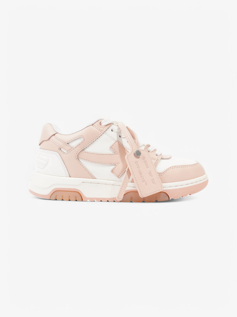  Off White Out Of Office Sneakers White  / Pink Leather EU 37 UK 4