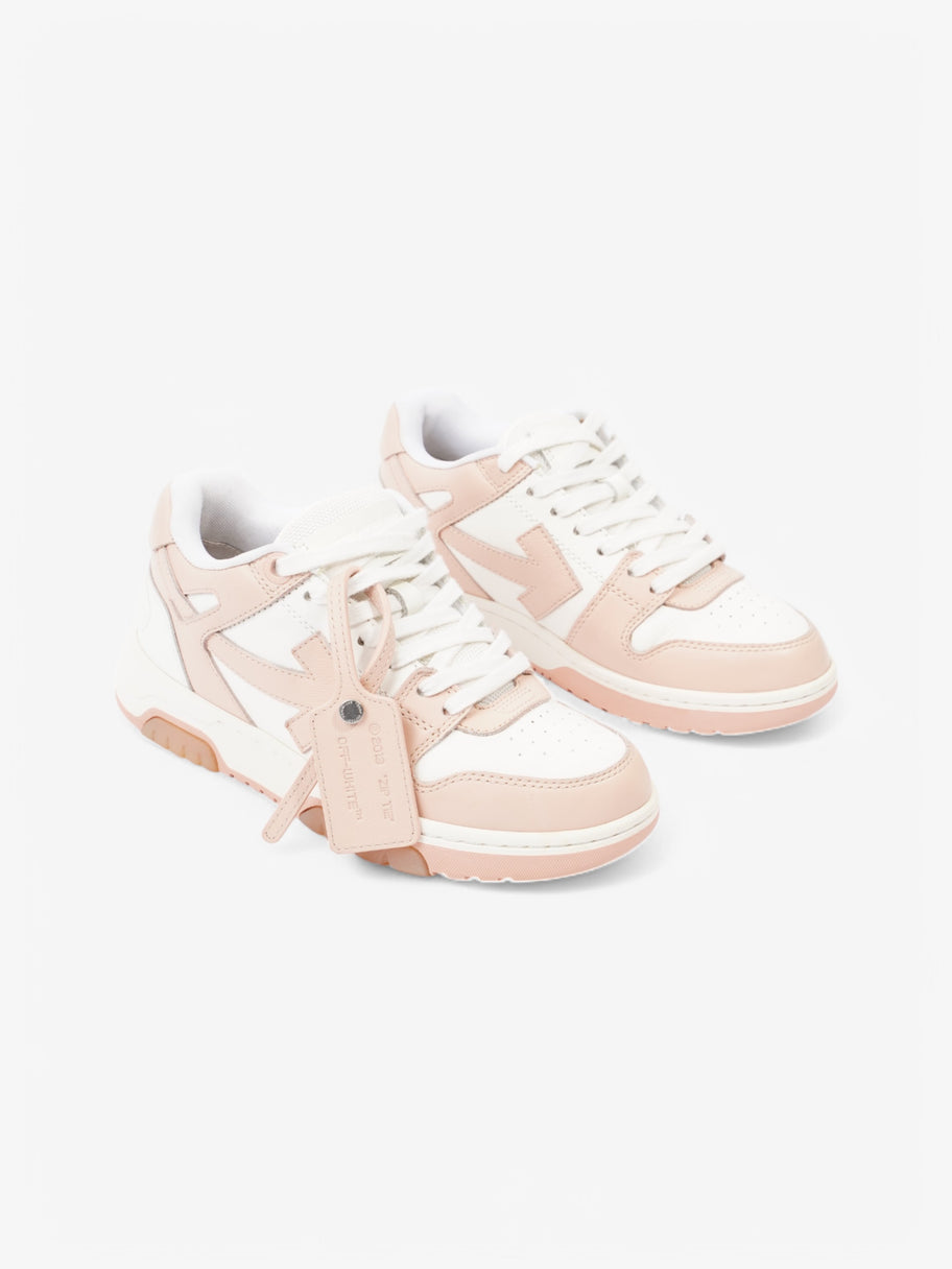 Off White Out Of Office Sneakers White  / Pink Leather EU 37 UK 4 Image 2