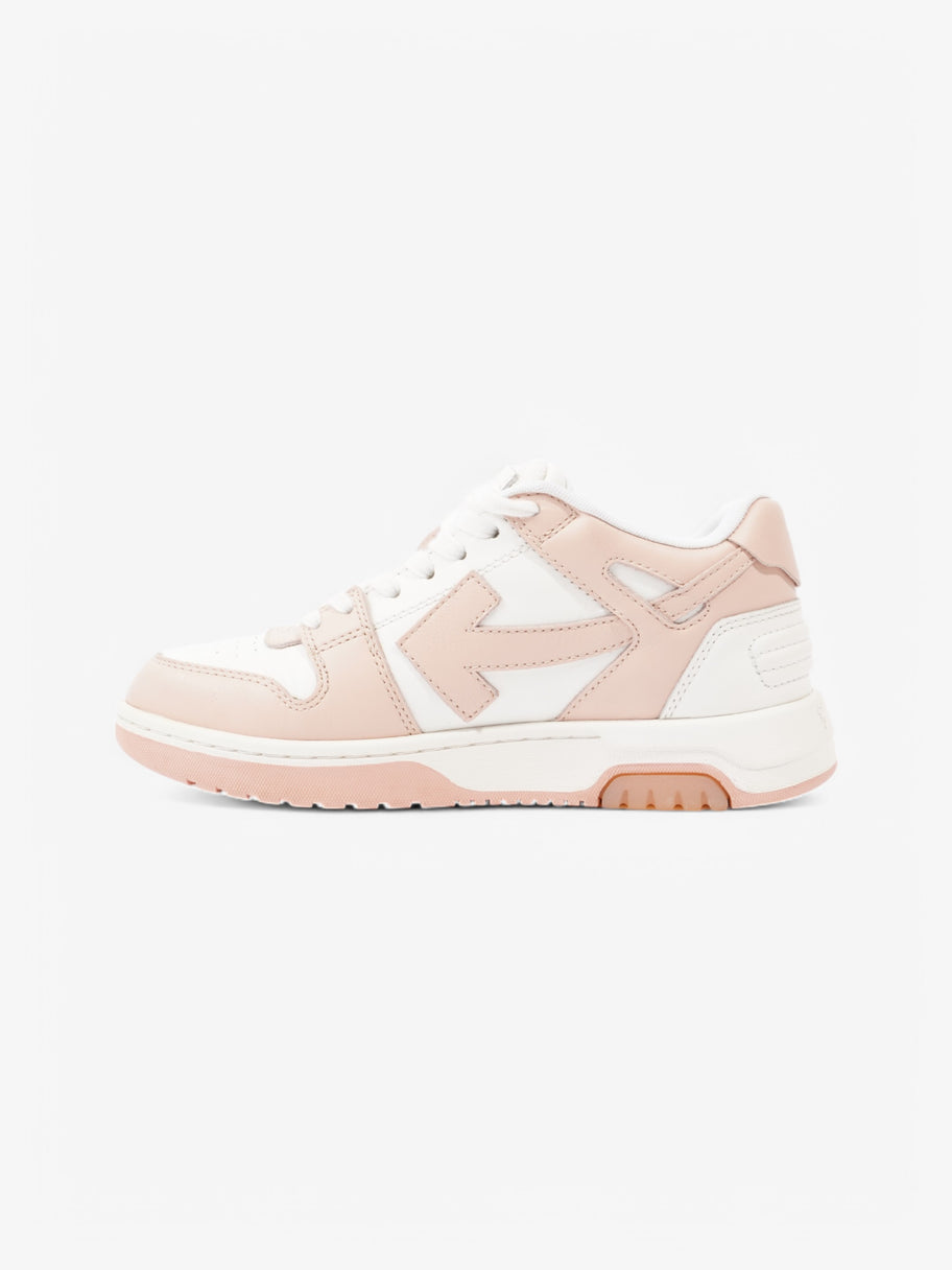 Off White Out Of Office Sneakers White  / Pink Leather EU 37 UK 4 Image 3