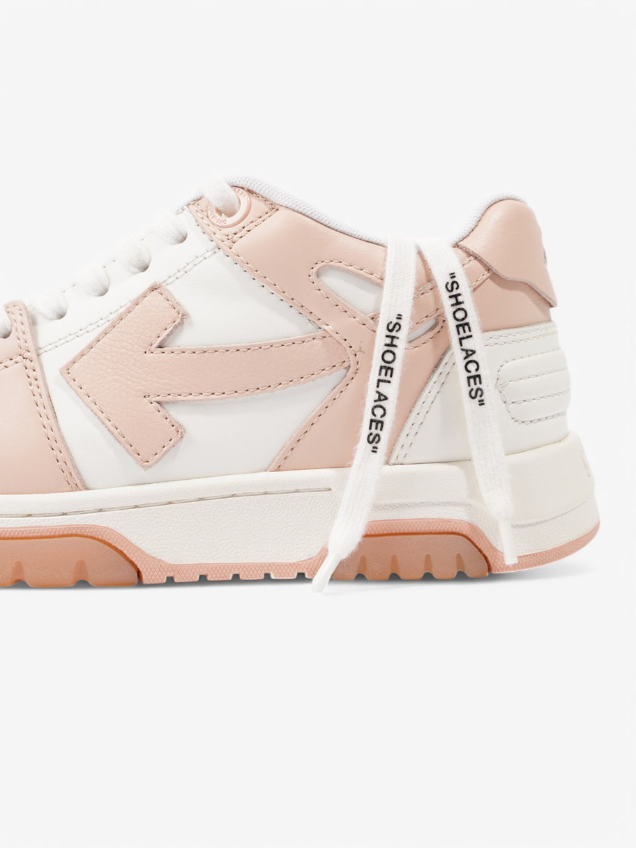 Off White Out Of Office Sneakers White  / Pink Leather EU 37 UK 4 Image 9