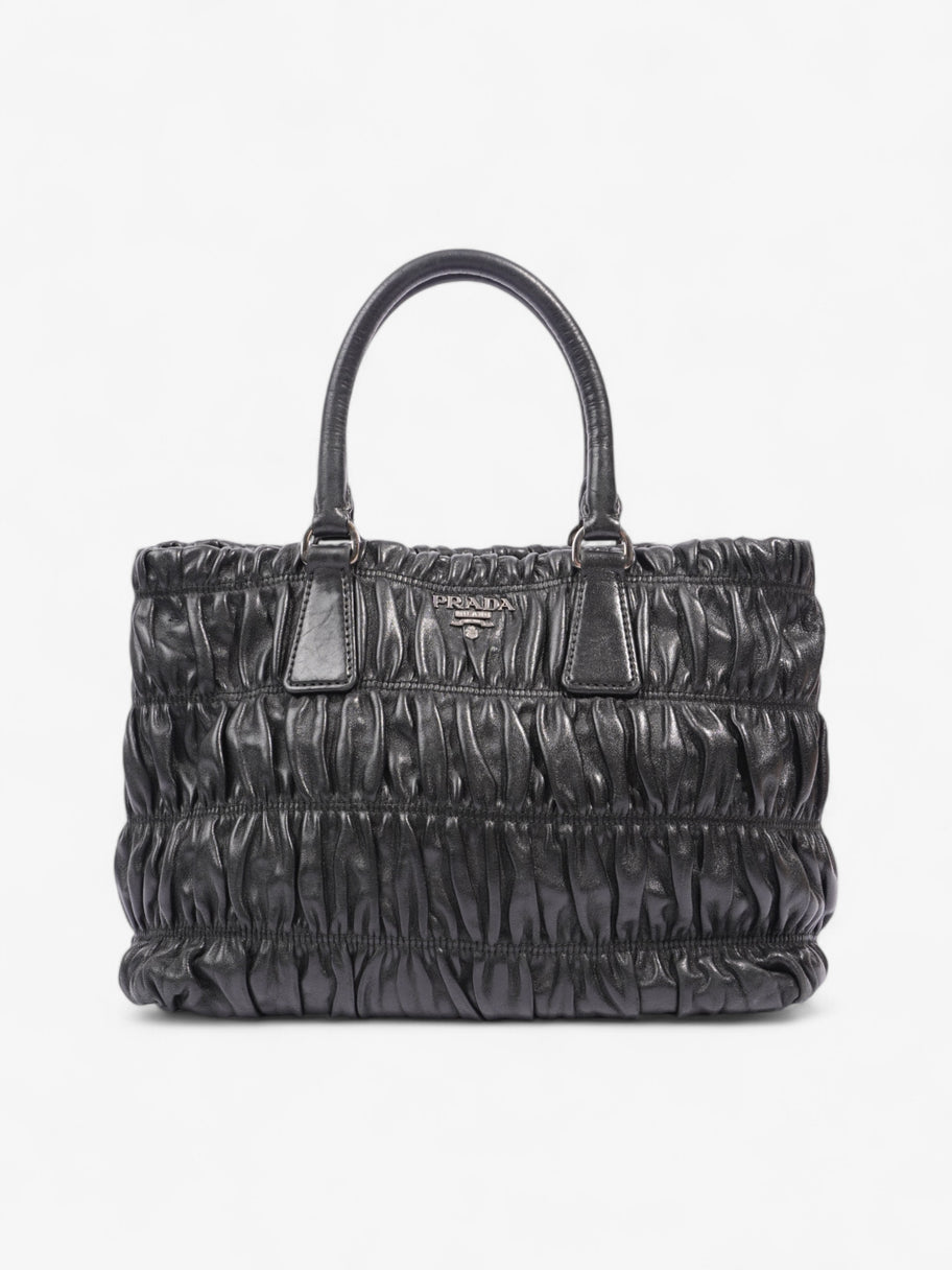 Prada Handbag Black Leather Image 1