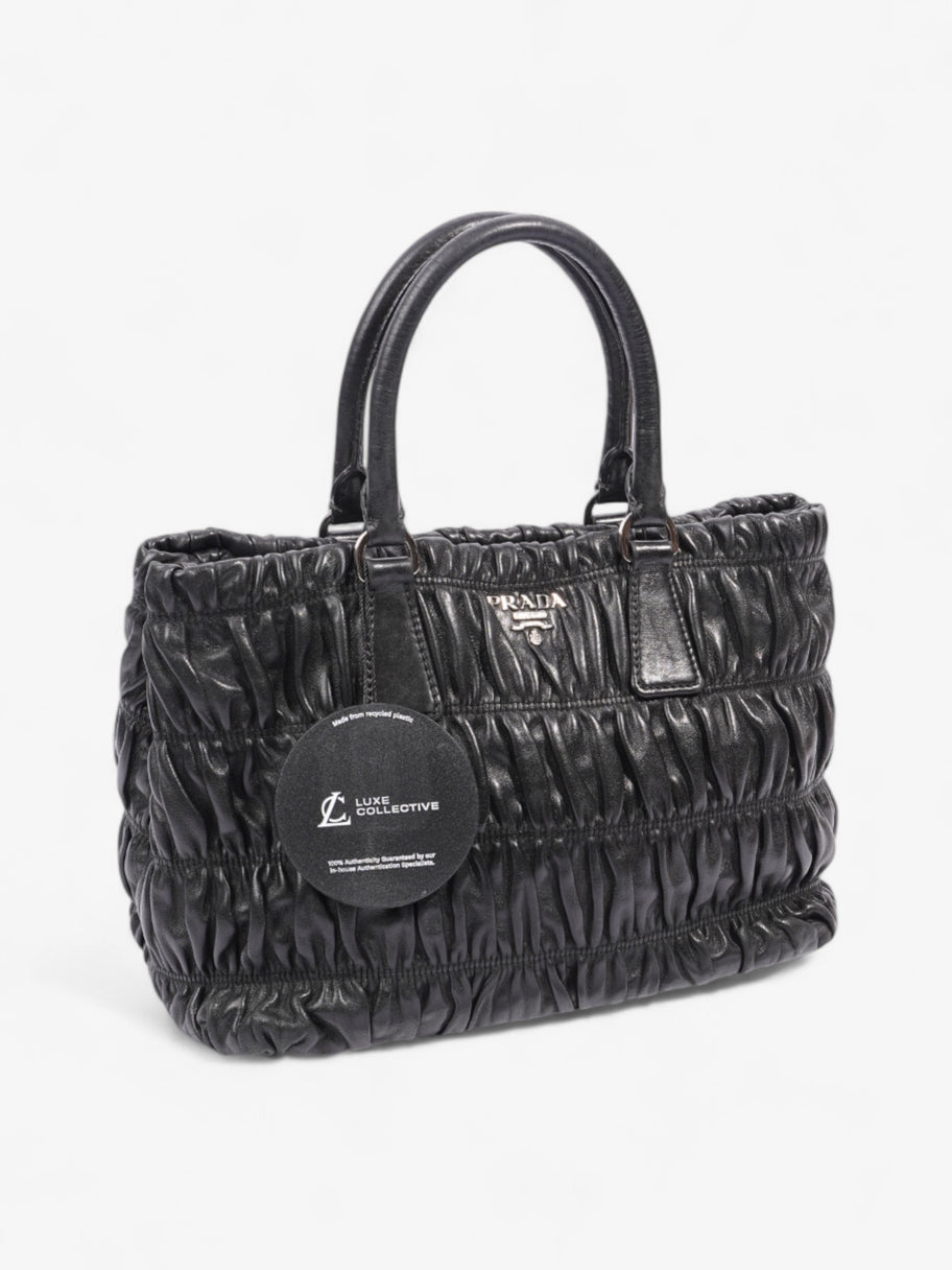 Prada Handbag Black Leather Image 10