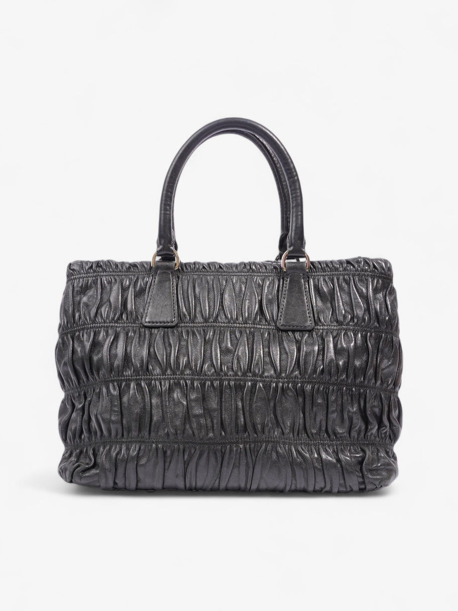 Prada Handbag Black Leather Image 4