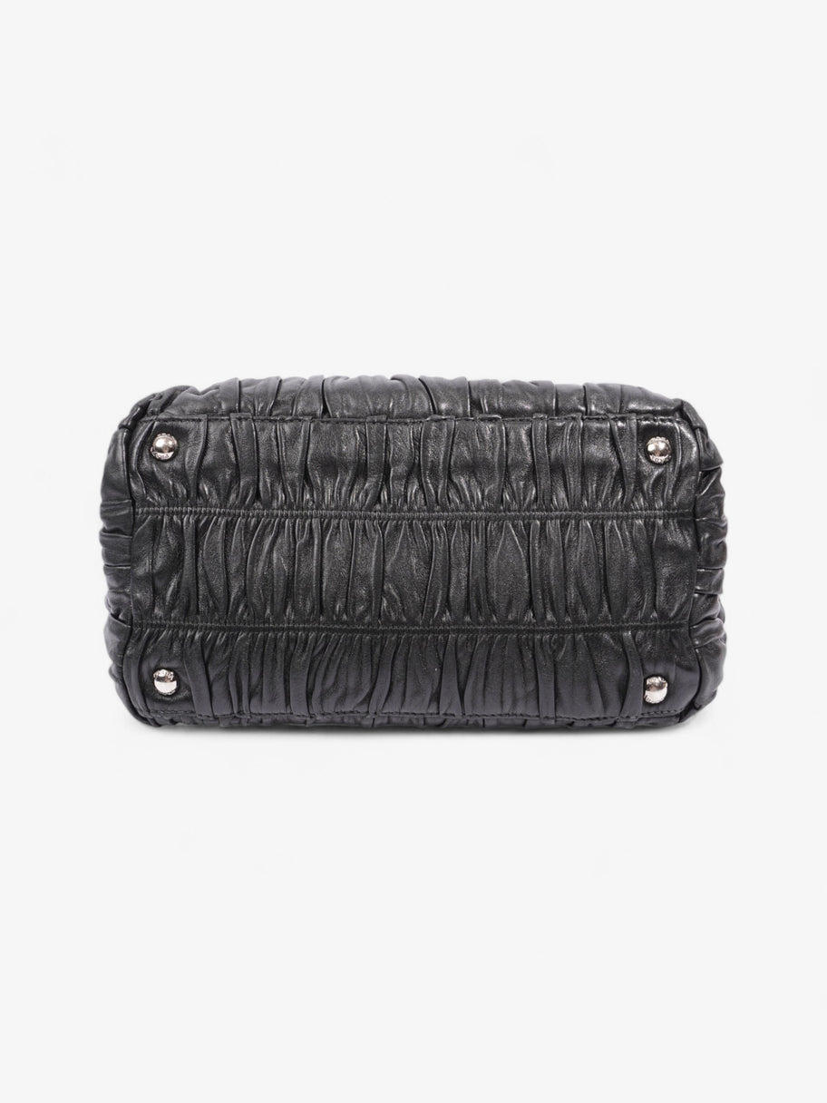 Prada Handbag Black Leather Image 6