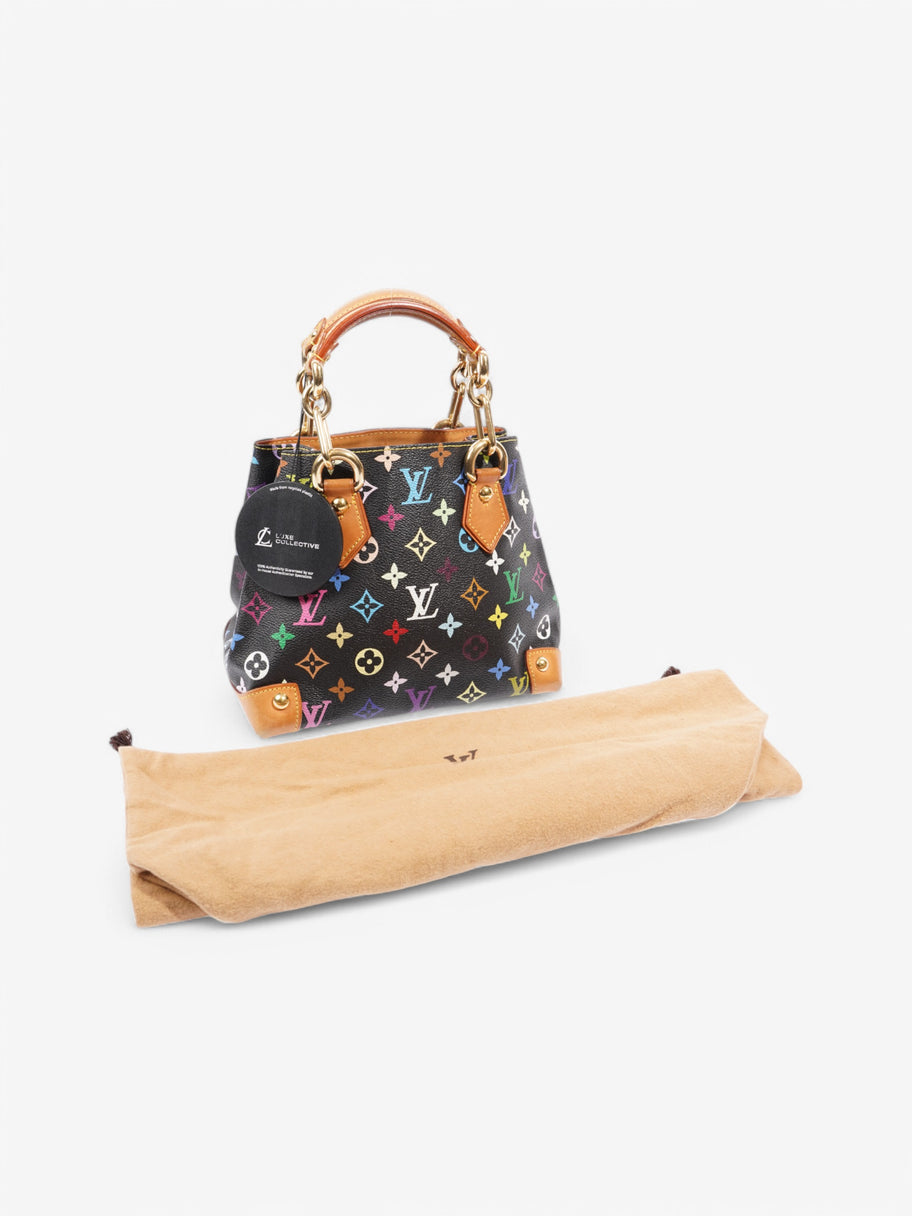 Louis Vuitton Audra Black / Multicolour Coated Canvas Image 10