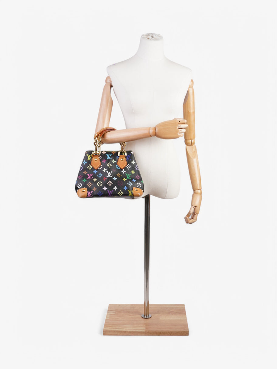 Louis Vuitton Audra Black / Multicolour Coated Canvas Image 2