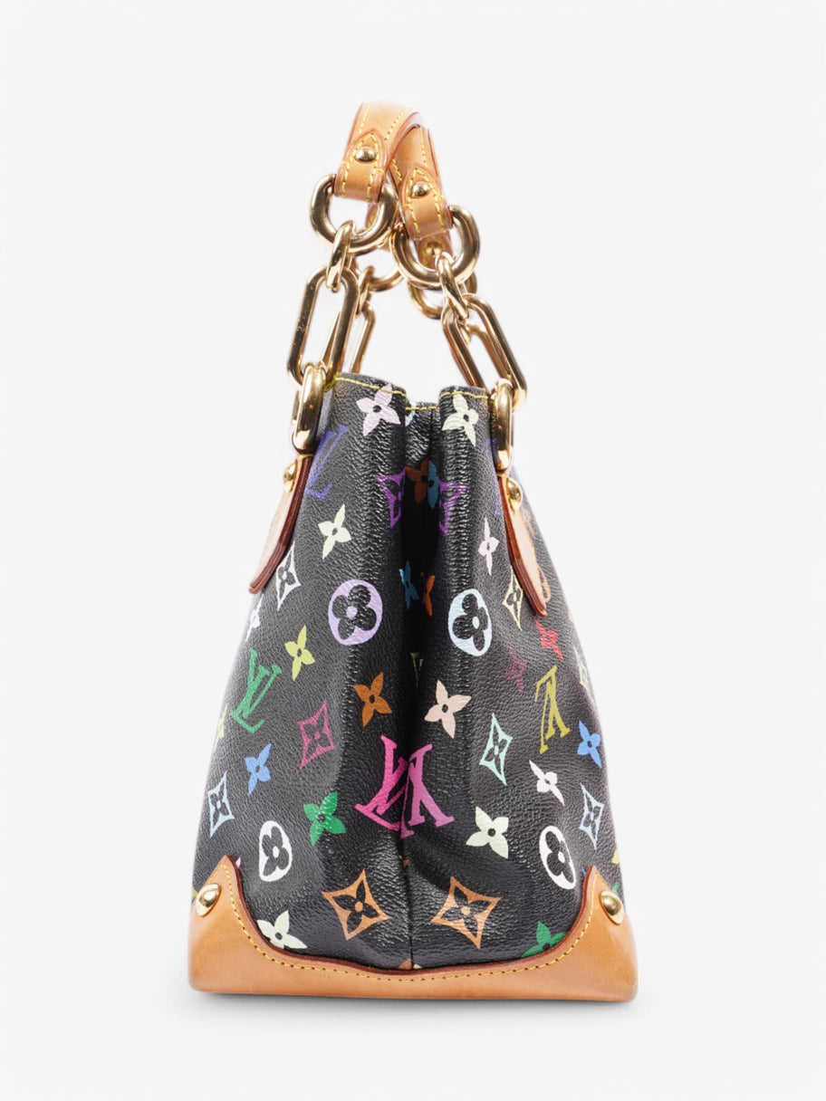 Louis Vuitton Audra Black / Multicolour Coated Canvas Image 3