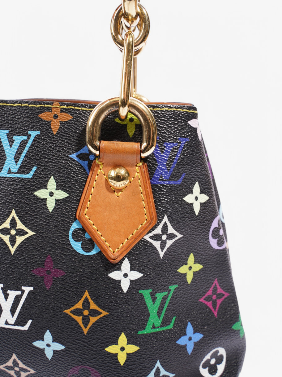 Louis Vuitton Audra Black / Multicolour Coated Canvas Image 7