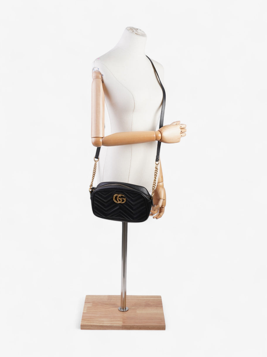 Gucci GG Marmont Black Matelasse Leather Small Image 2