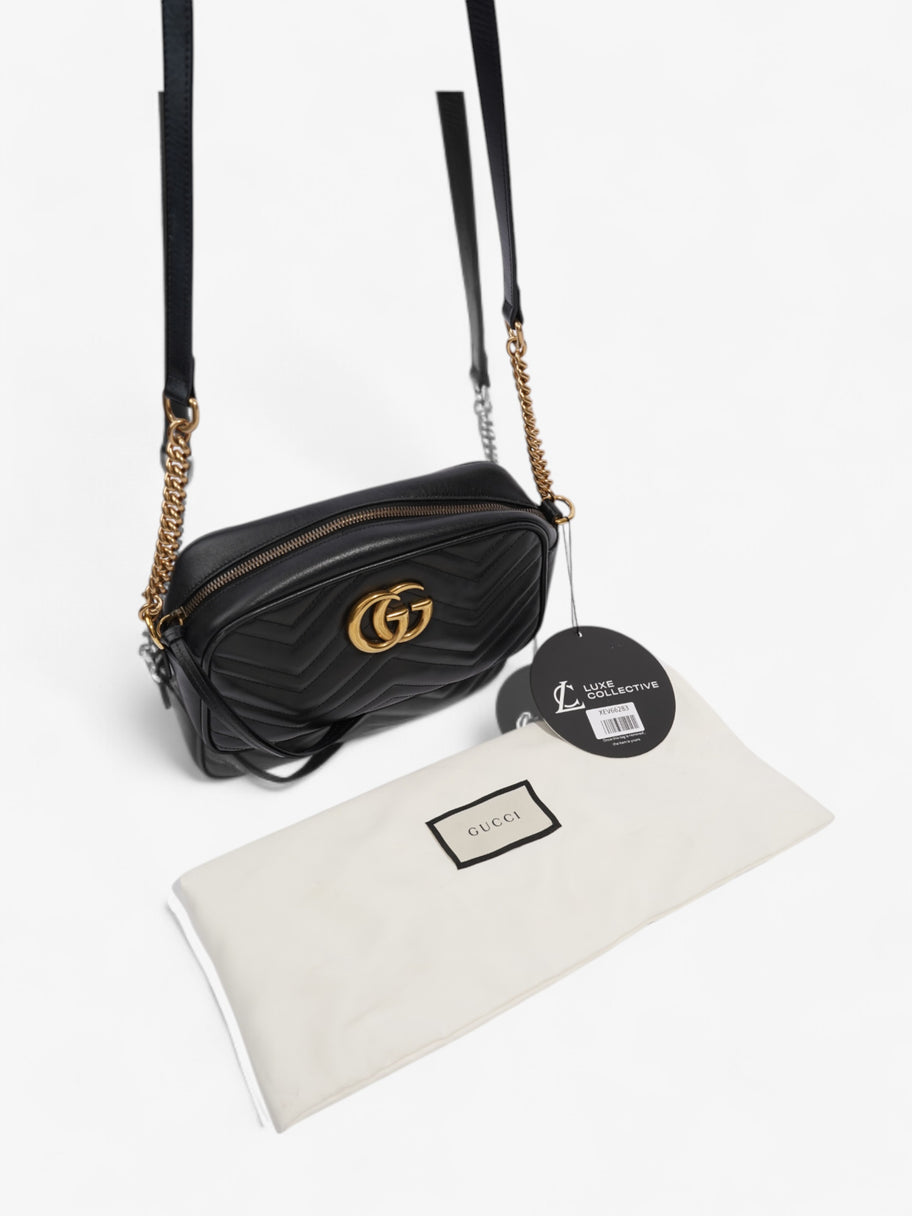 Gucci GG Marmont Black Matelasse Leather Small Image 9