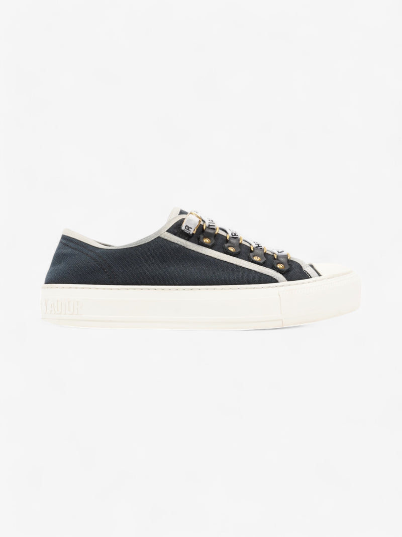  Christian Dior Walk'n'Dior Sneaker Navy / White Canvas EU 37 UK 4