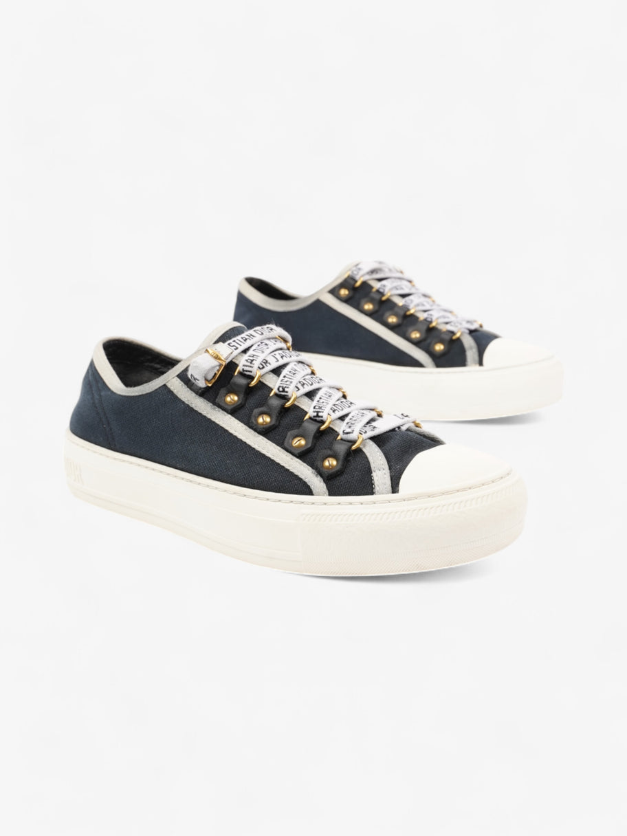 Christian Dior Walk'n'Dior Sneaker Navy / White Canvas EU 37 UK 4 Image 2