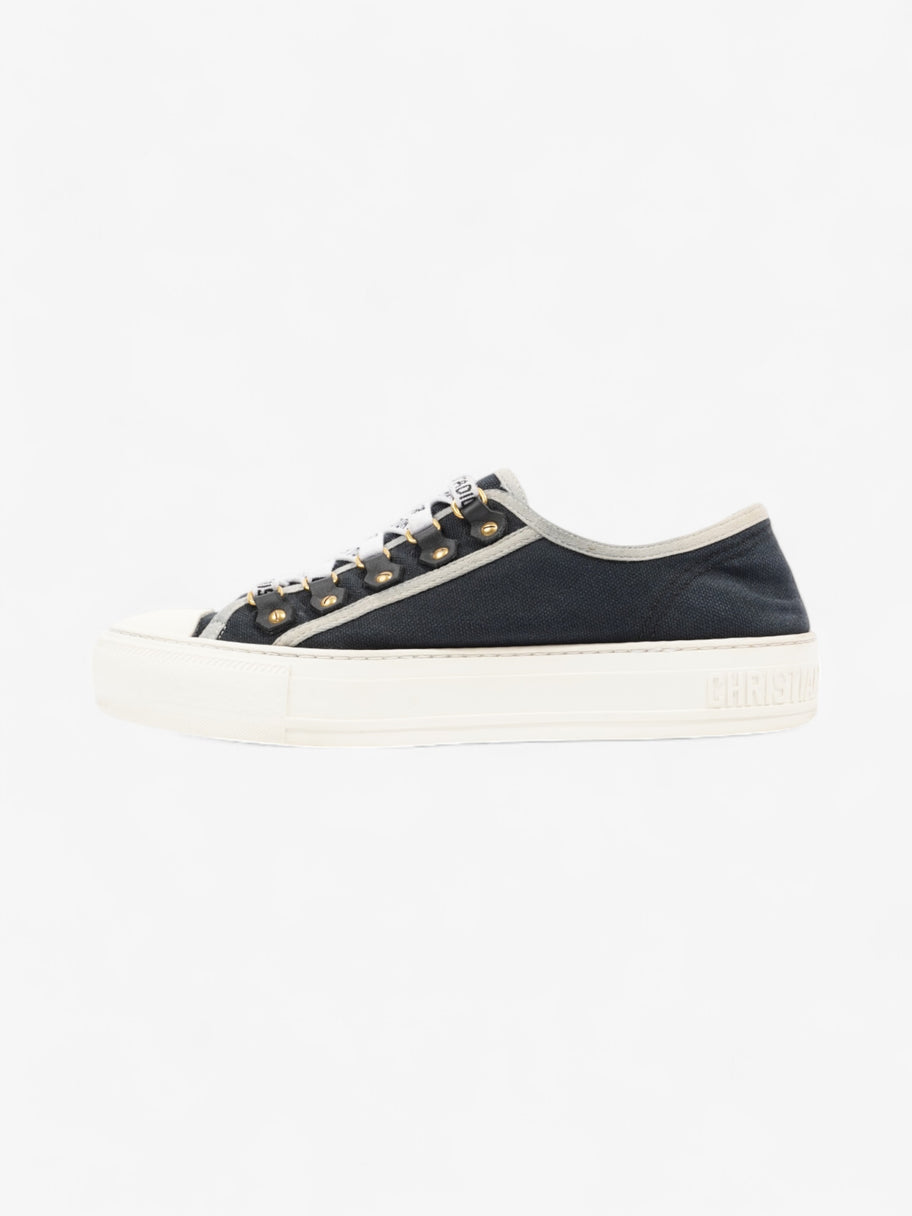 Christian Dior Walk'n'Dior Sneaker Navy / White Canvas EU 37 UK 4 Image 3