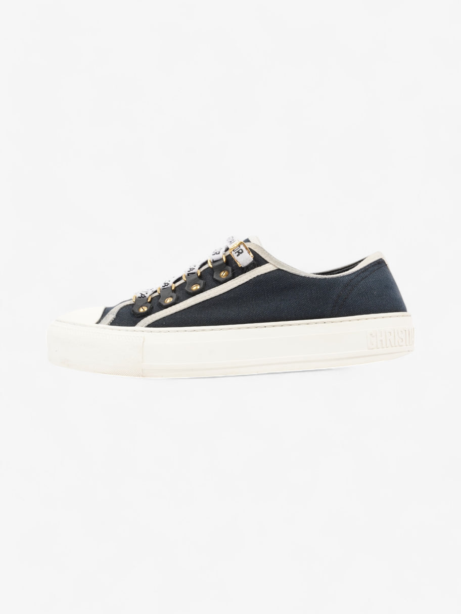 Christian Dior Walk'n'Dior Sneaker Navy / White Canvas EU 37 UK 4 Image 5