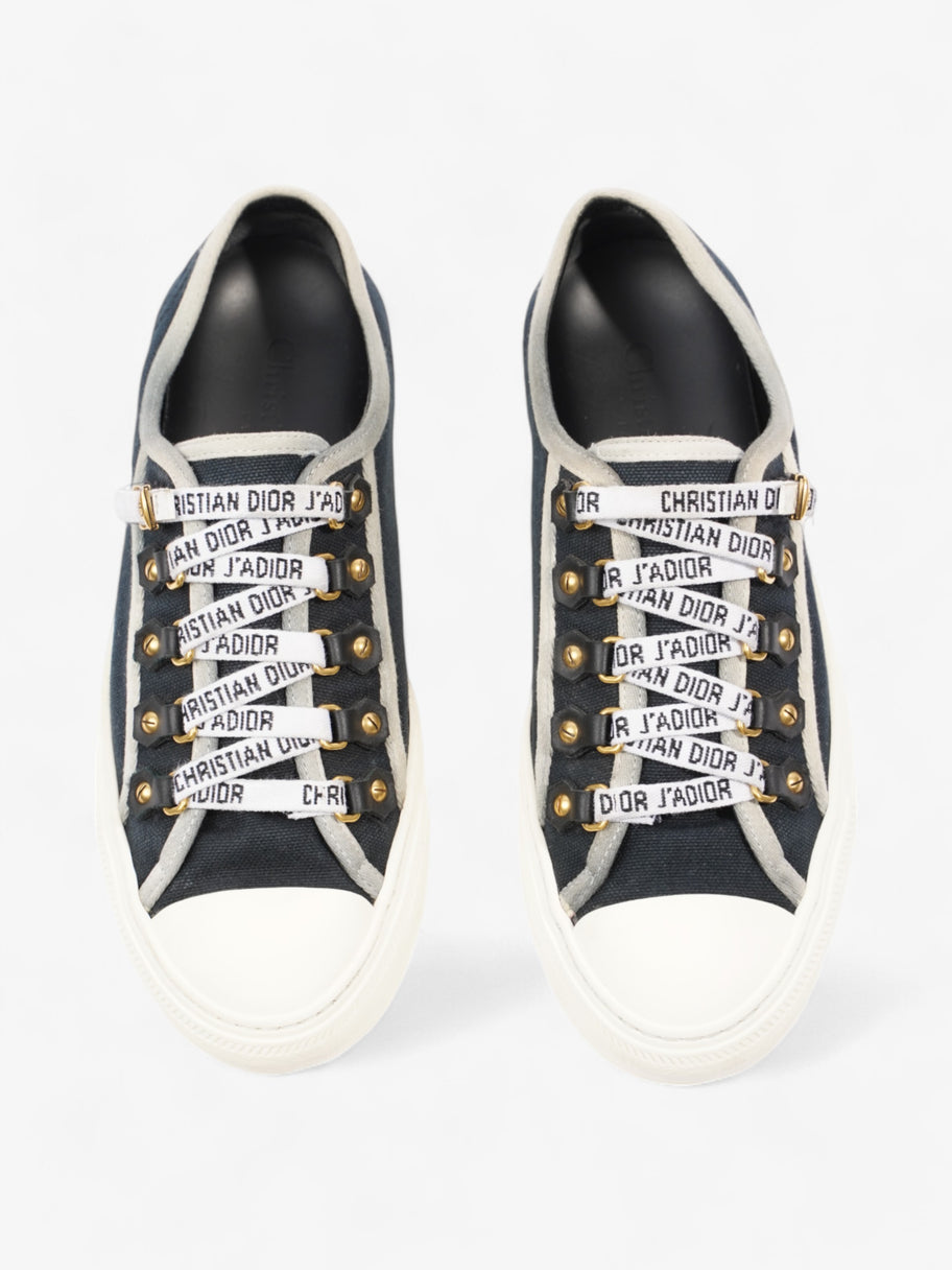 Christian Dior Walk'n'Dior Sneaker Navy / White Canvas EU 37 UK 4 Image 8