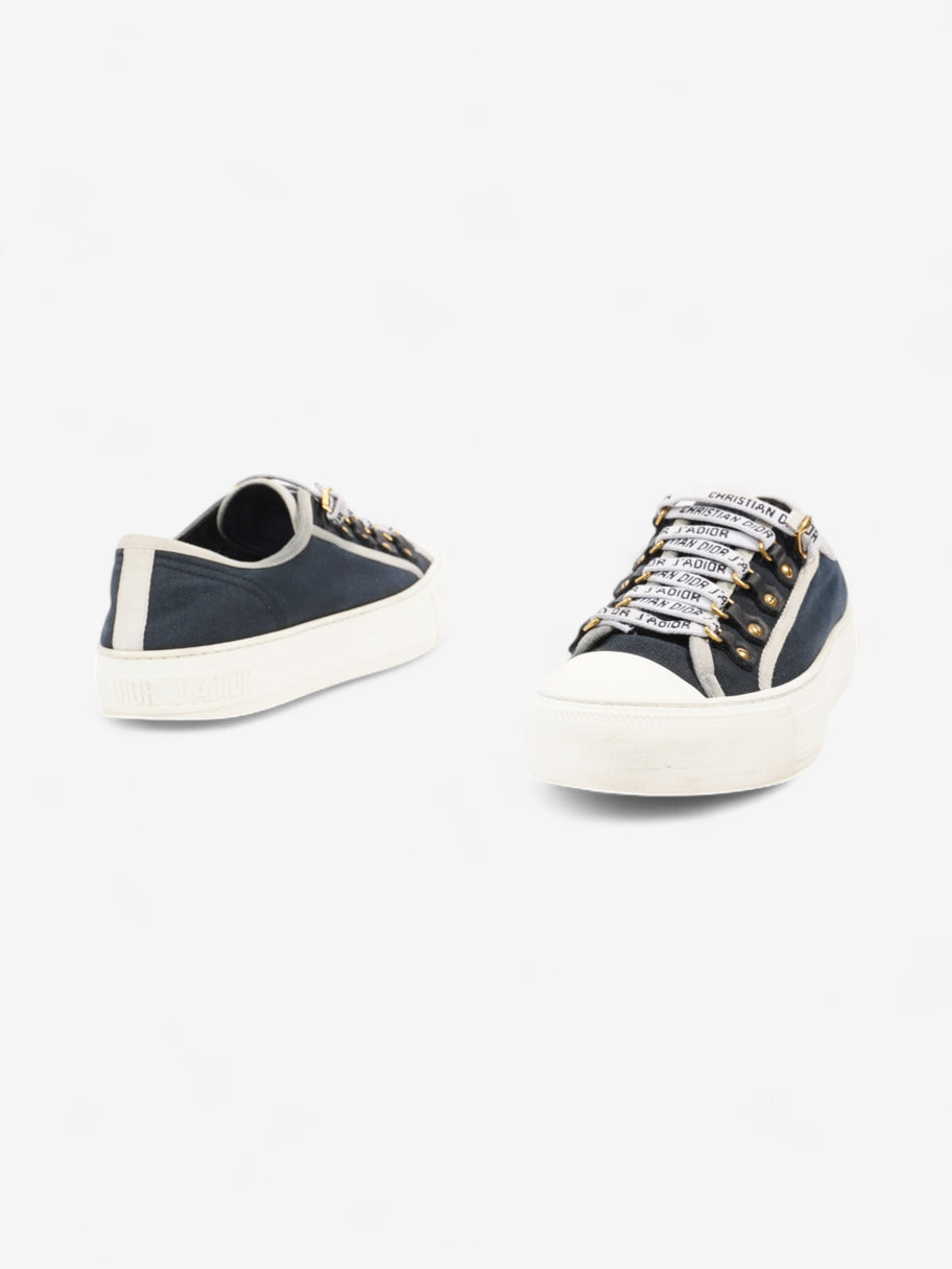Christian Dior Walk'n'Dior Sneaker Navy / White Canvas EU 37 UK 4 Image 9