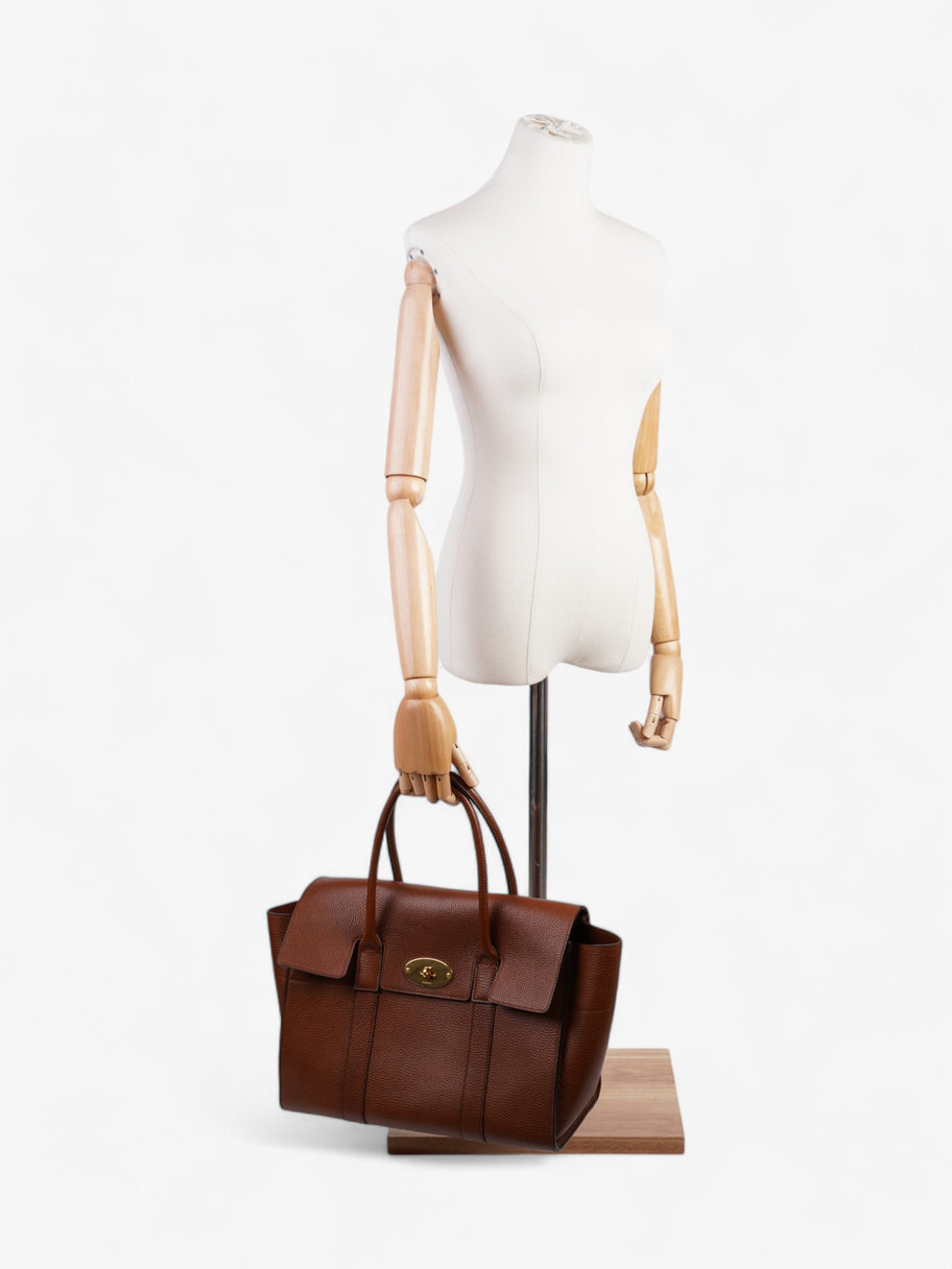 Mulberry Bayswater Brown Grained Leather Image 2