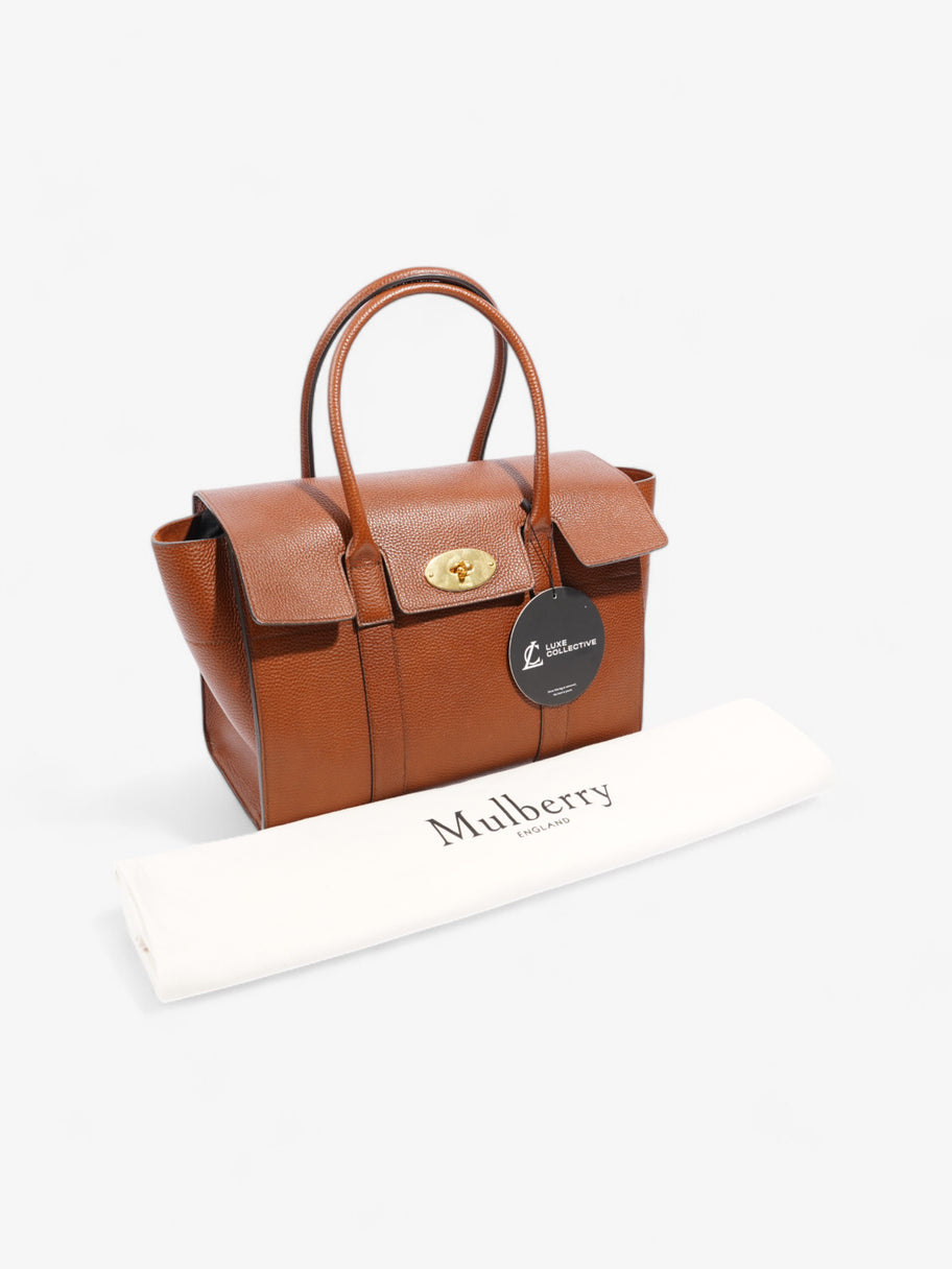 Mulberry Bayswater Brown Grained Leather Image 8