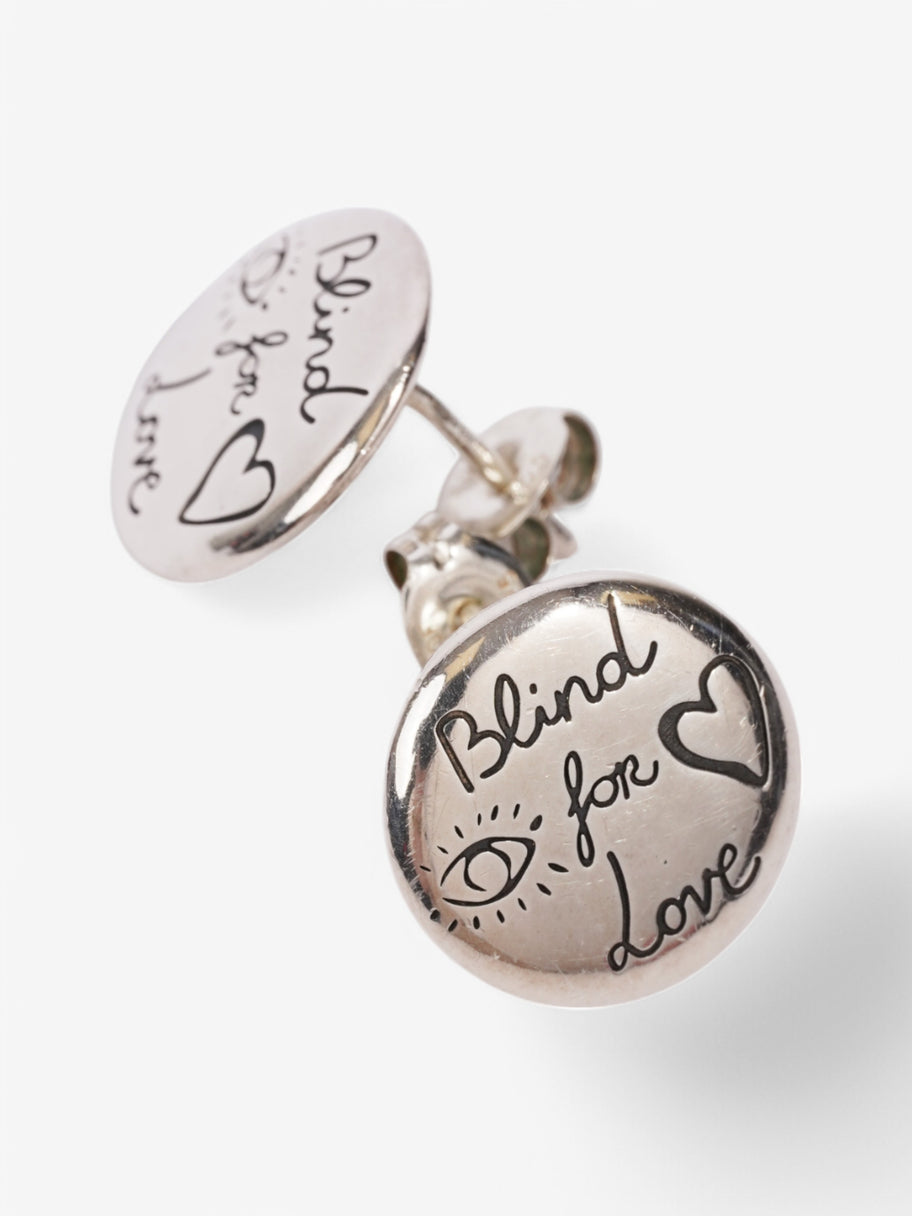Gucci Blind For Love Earrings Silver Silver Sterling Image 2