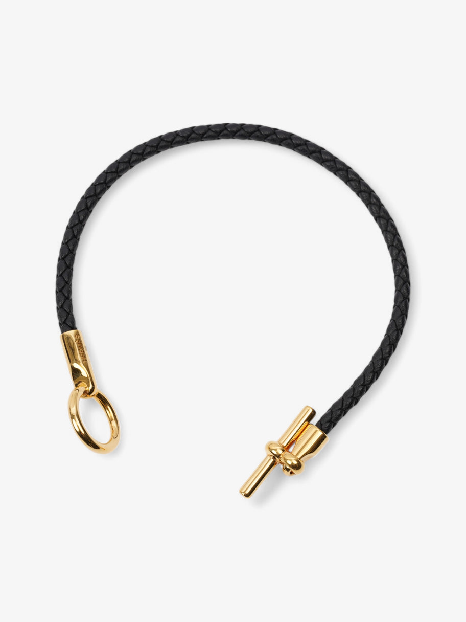 Hermes Glenan Bracelet Noir Gold Plated T3 Image 3