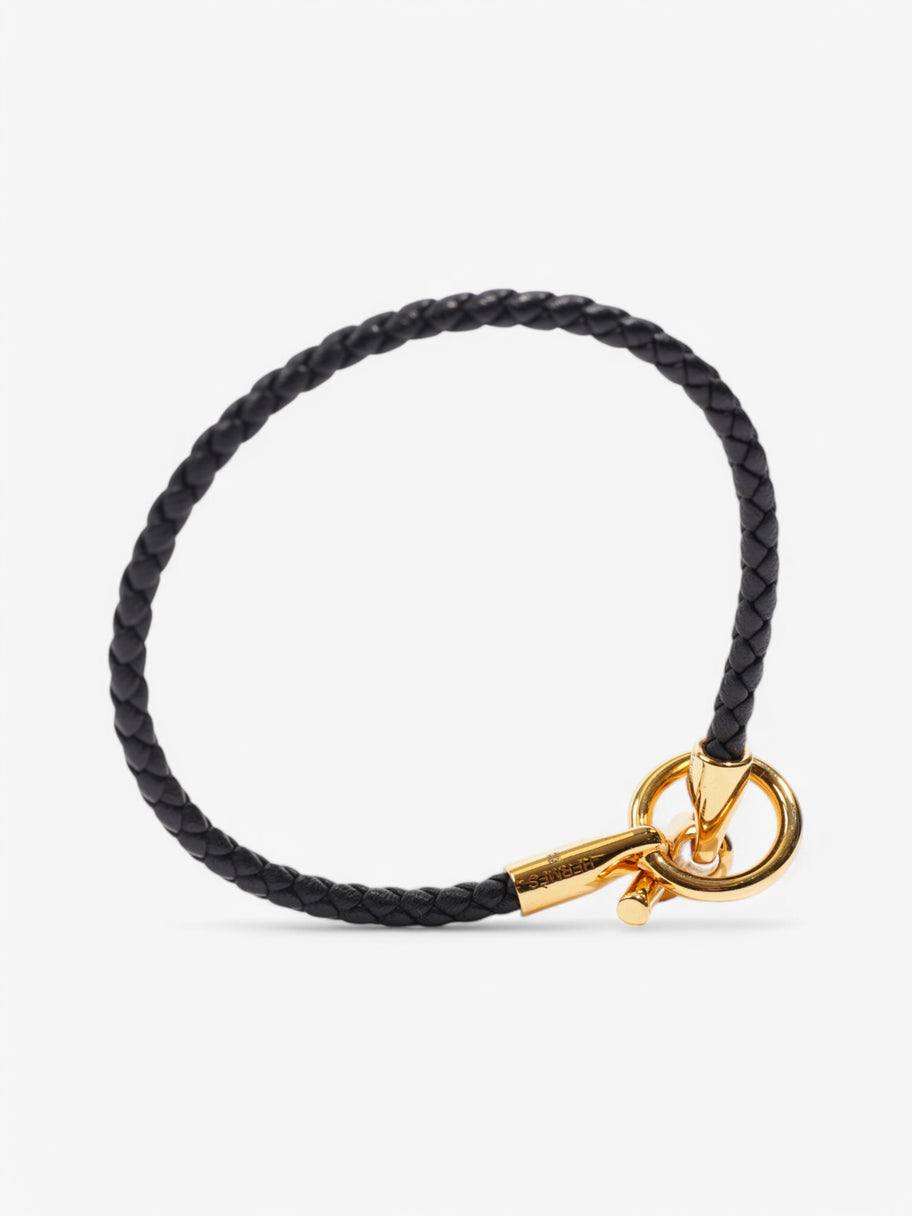 Hermes Glenan Bracelet Noir Gold Plated T3 Image 4
