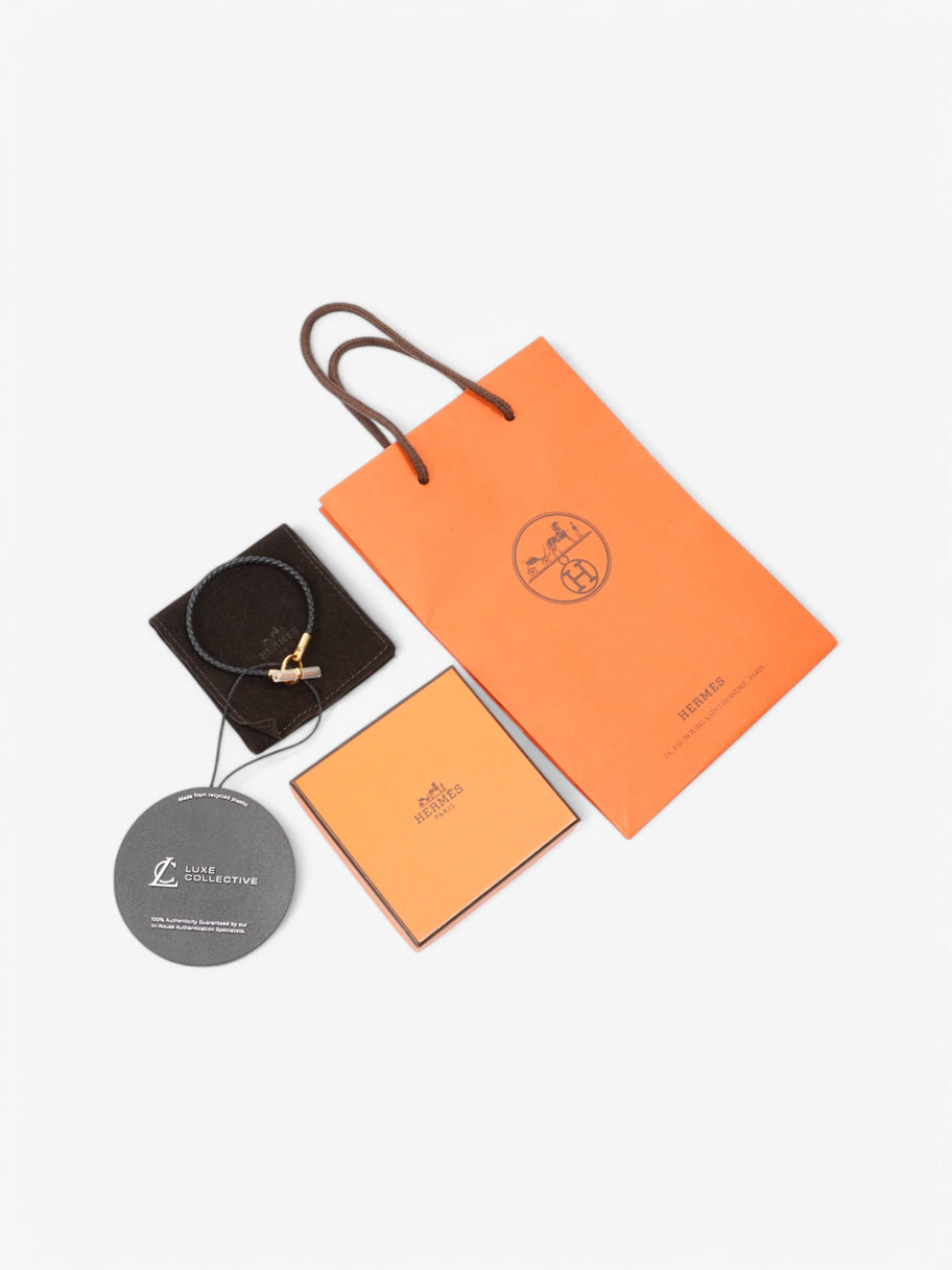 Hermes Glenan Bracelet Noir Gold Plated T3 Image 5