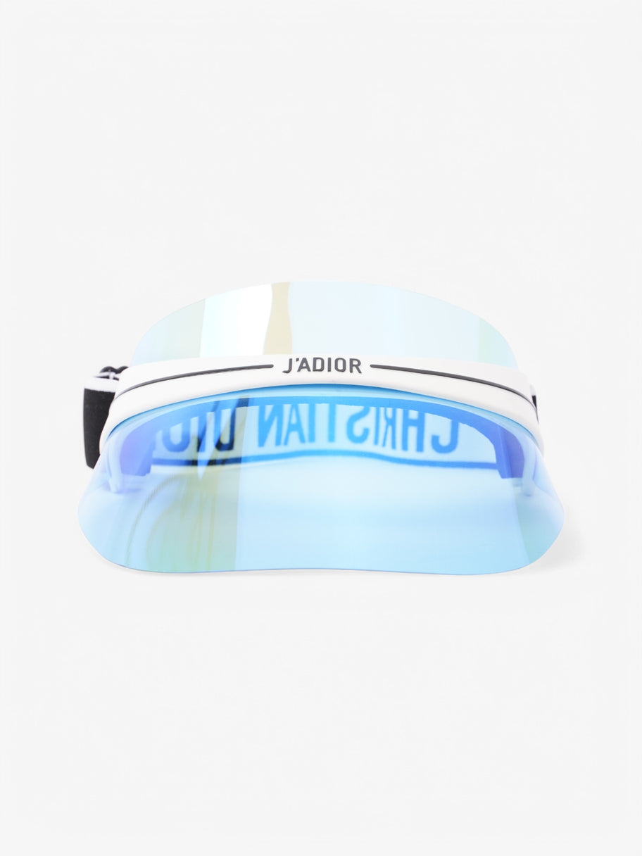 Christian Dior J'adior Sun Visor White PVC Image 1