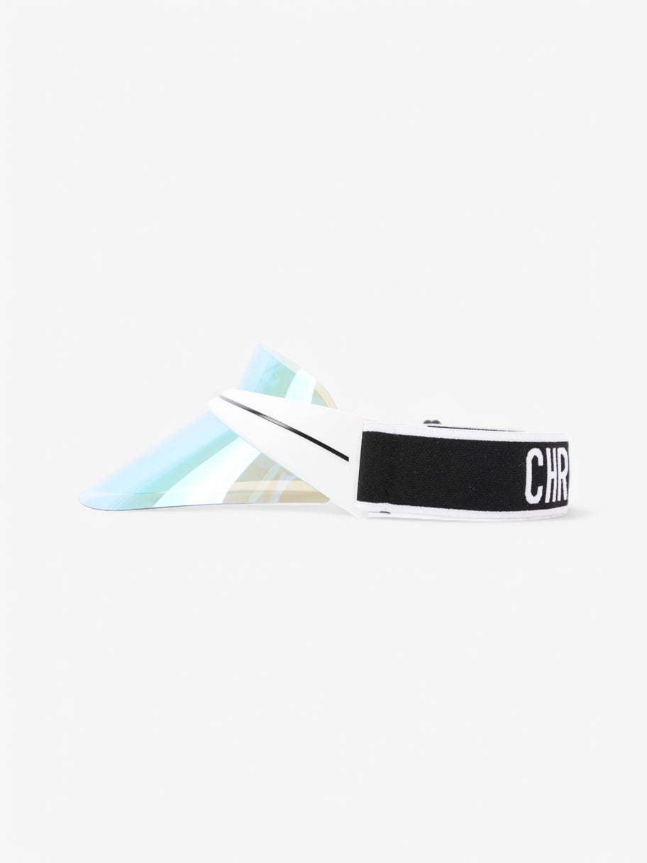 Christian Dior J'adior Sun Visor White PVC Image 2