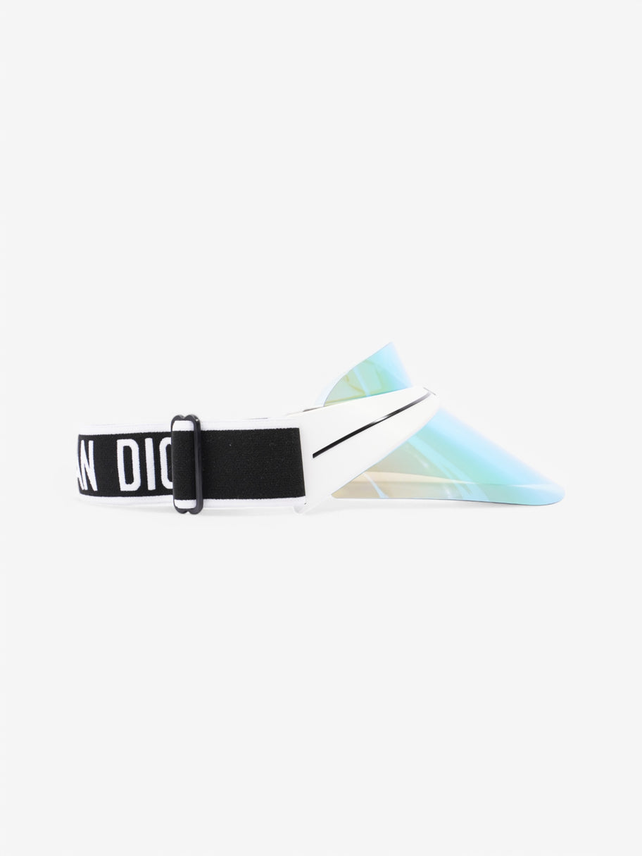 Christian Dior J'adior Sun Visor White PVC Image 4