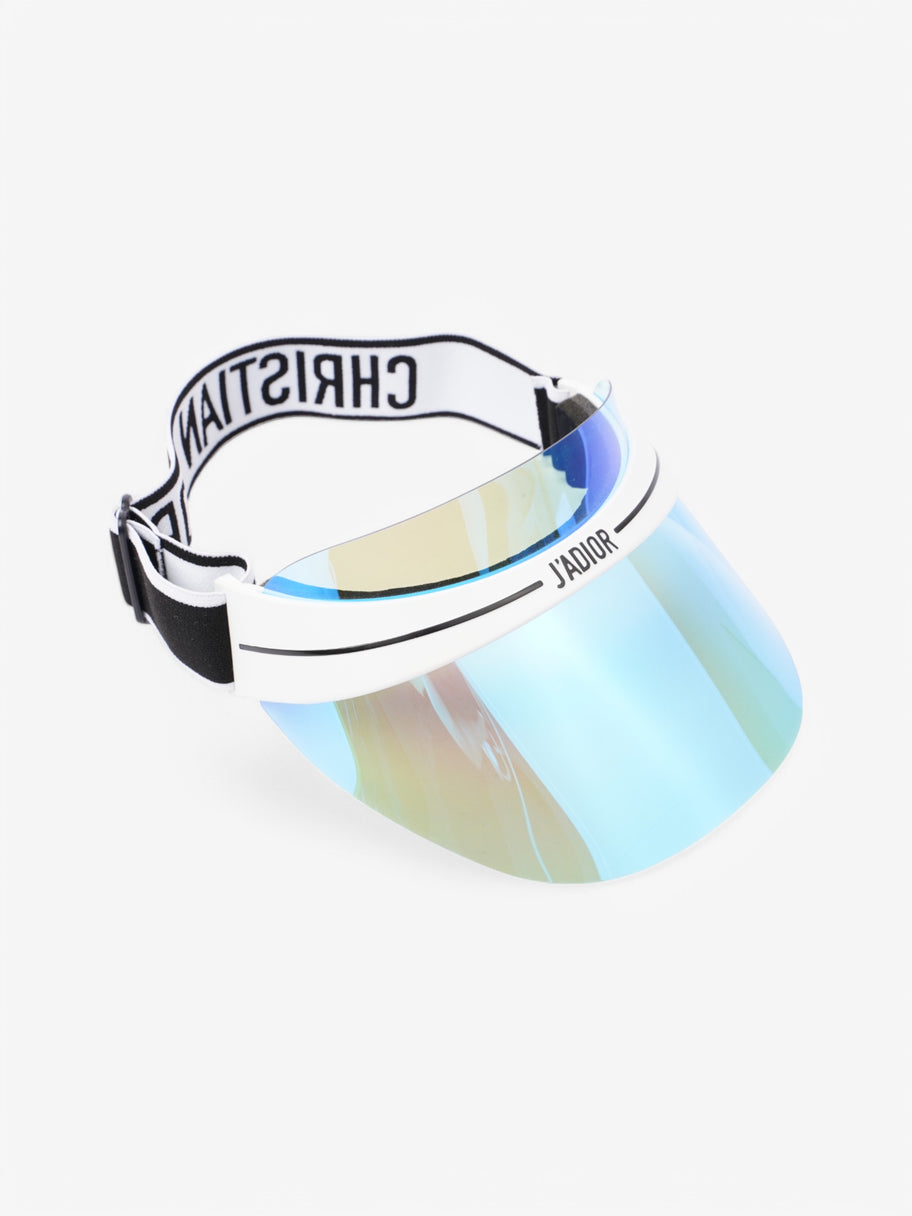 Christian Dior J'adior Sun Visor White PVC Image 7