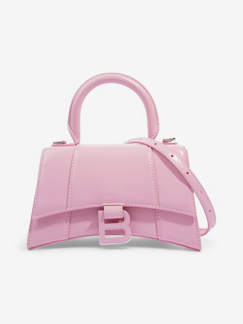  Balenciaga Hourglass Candy Pink Calfskin Leather XS