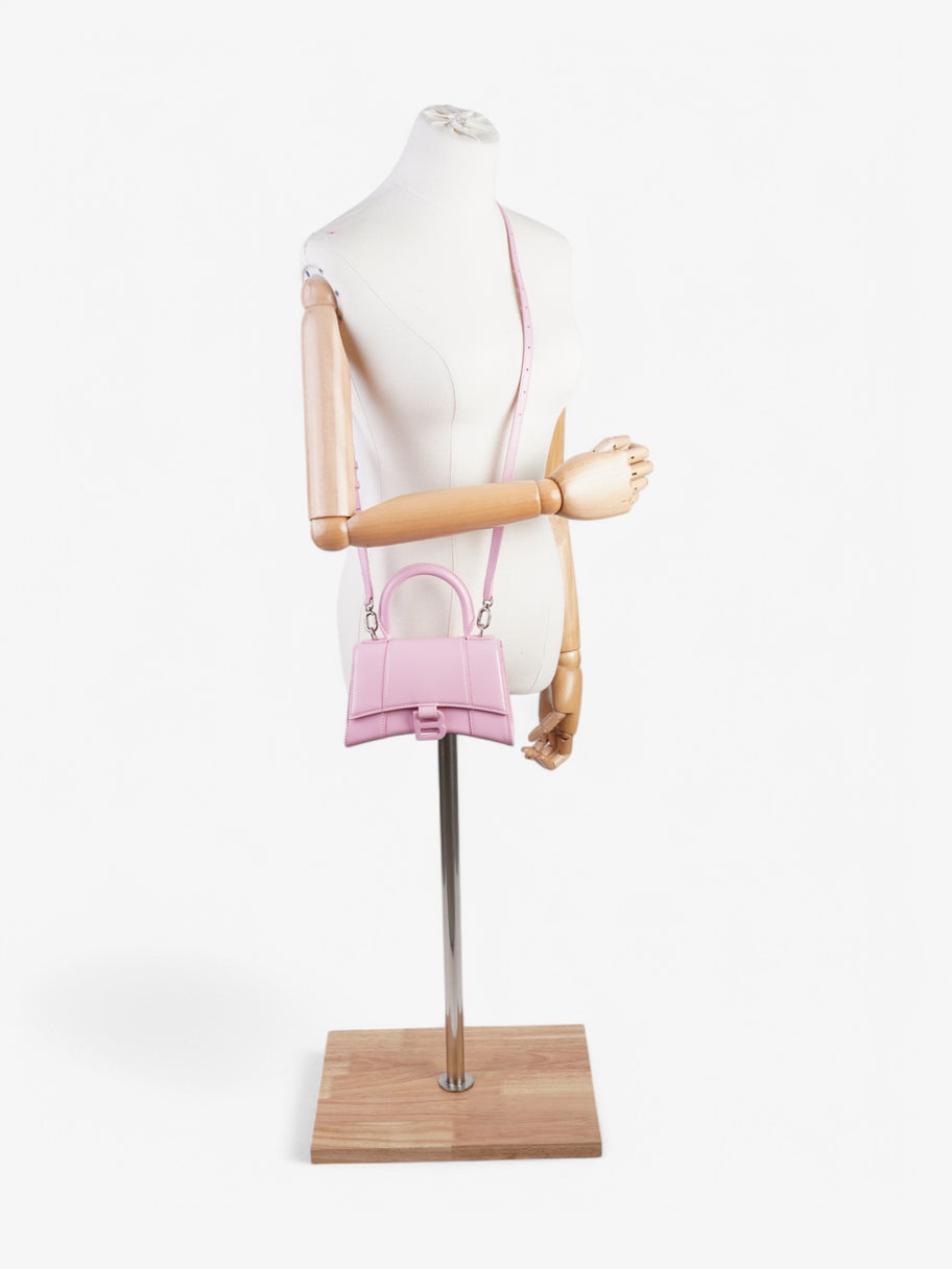 Balenciaga Hourglass Candy Pink Calfskin Leather XS Image 2