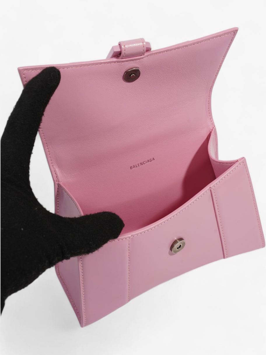 Balenciaga Hourglass Candy Pink Calfskin Leather XS Image 9