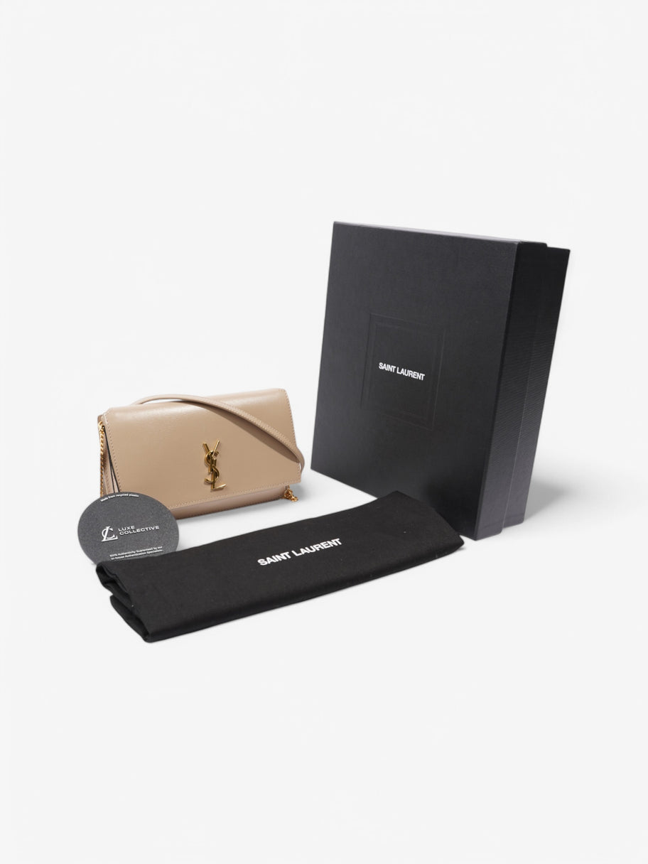 Saint Laurent Cassandre Beige  Leather Small Image 10