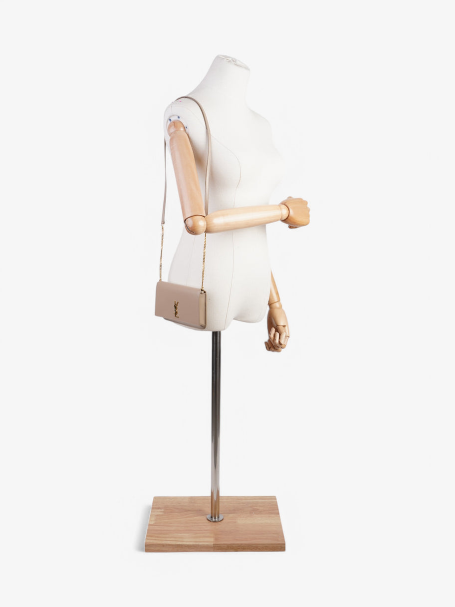 Saint Laurent Cassandre Beige  Leather Small Image 2