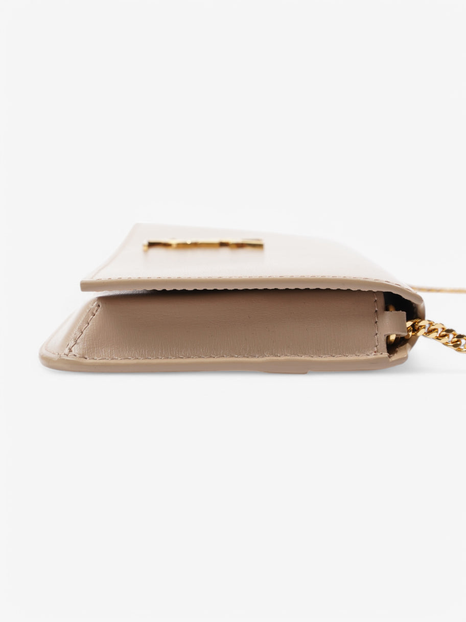 Saint Laurent Cassandre Beige  Leather Small Image 3