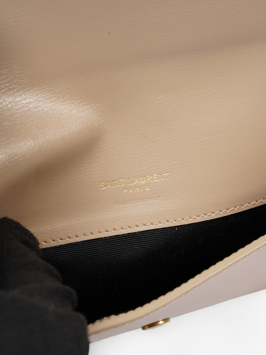 Saint Laurent Cassandre Beige  Leather Small Image 8