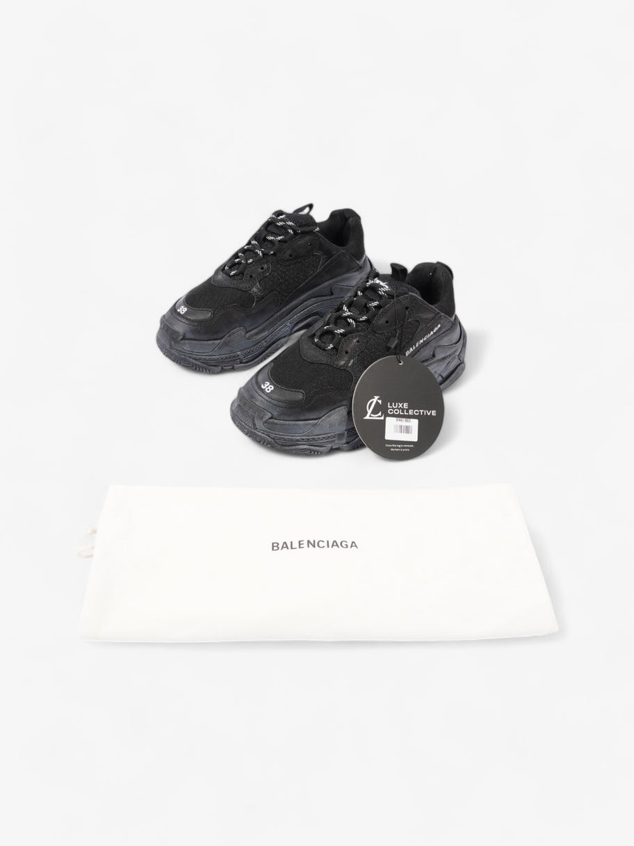 Balenciaga Triple S Black / White Mesh EU 38 UK 5 Image 10