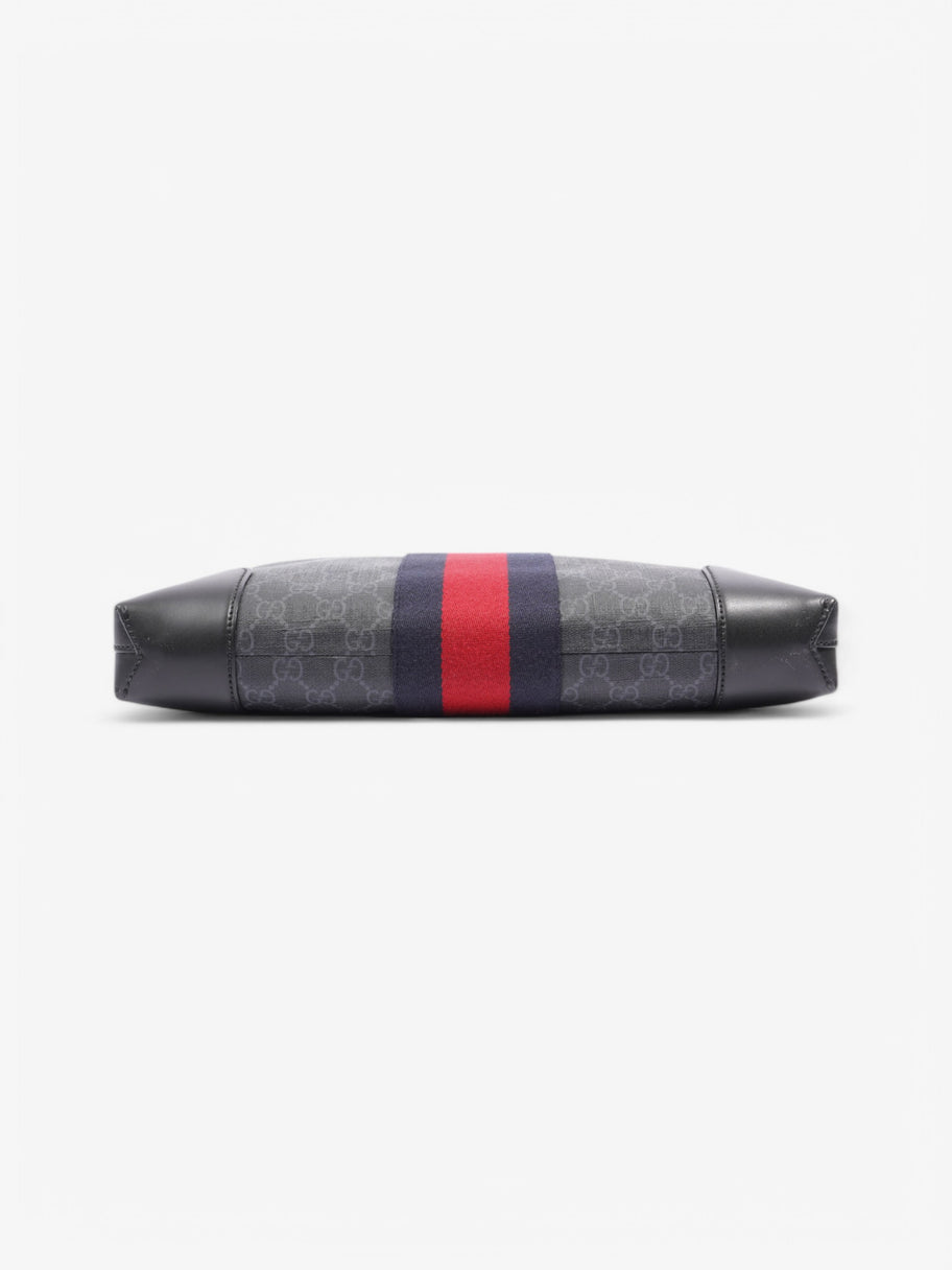 Gucci GG Supreme  Black / Navy / Red Coated Canvas Image 6