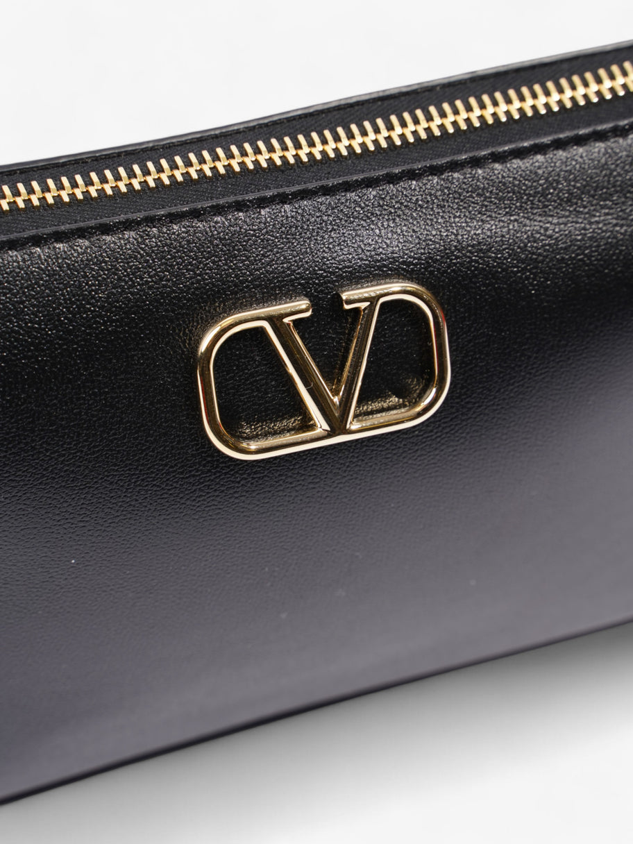 Valentino VLogo Signature Crossbody Black Calfskin Leather Mini Image 7