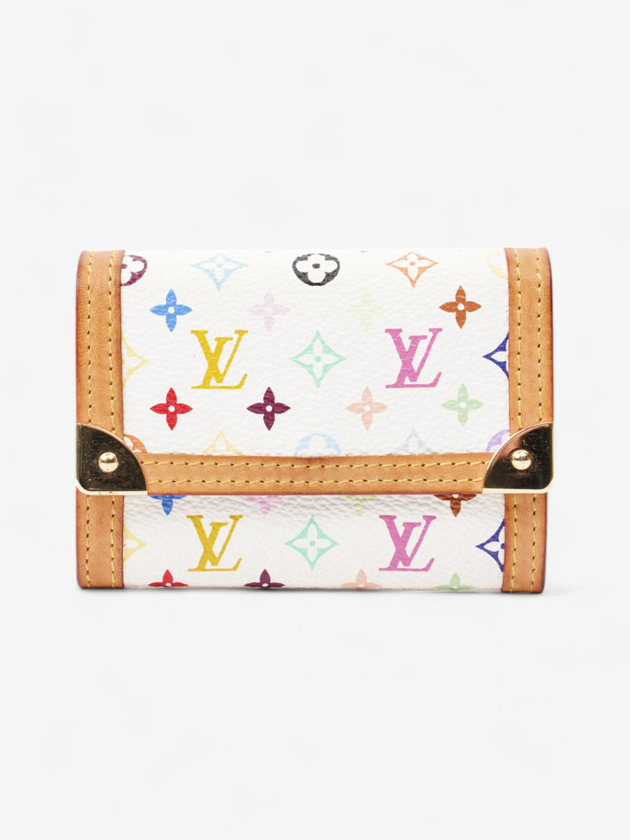Louis Vuitton Porte Monnaie Monogram Multicolour / White Canvas Image 1