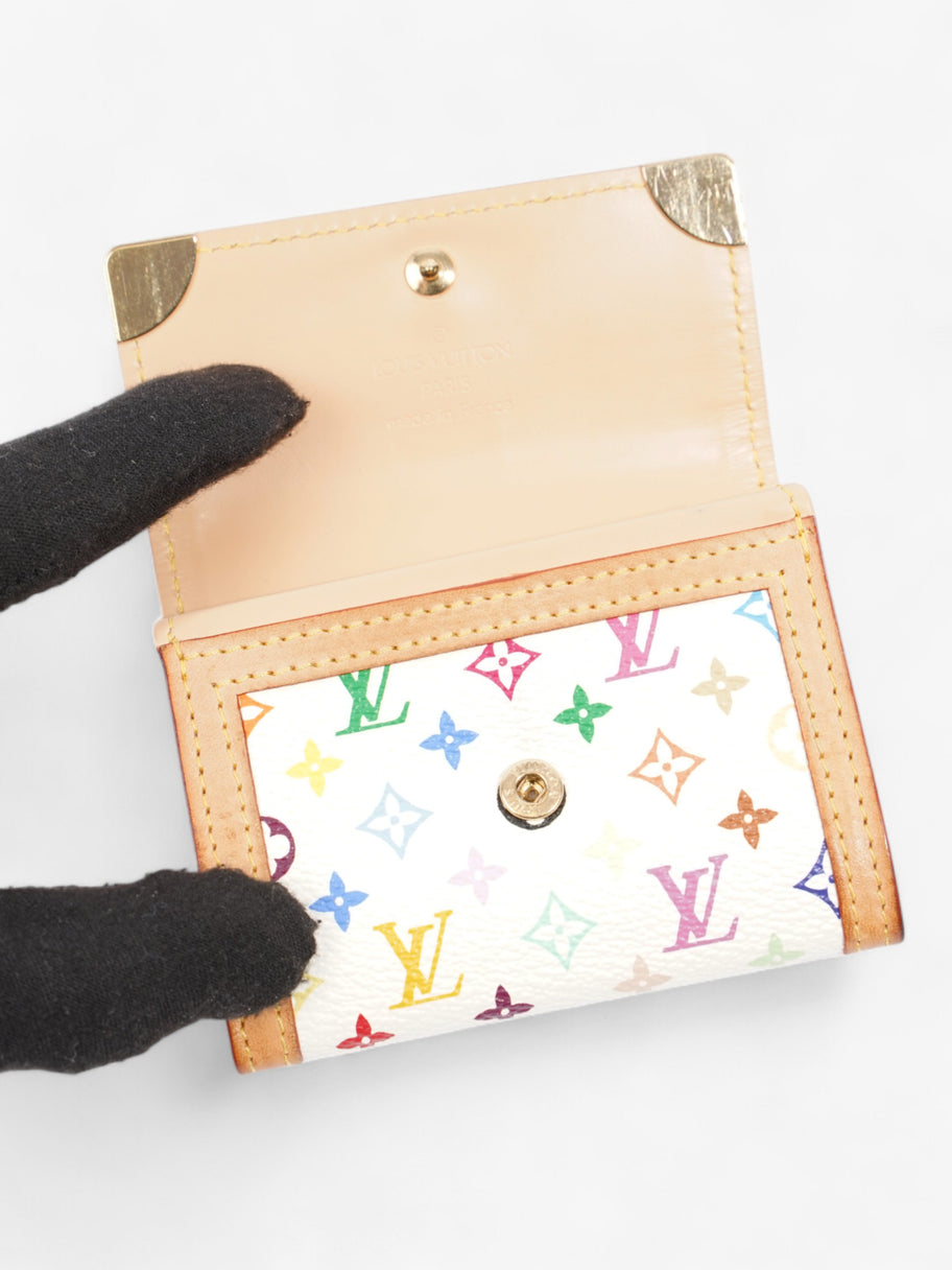 Louis Vuitton Porte Monnaie Monogram Multicolour / White Canvas Image 5