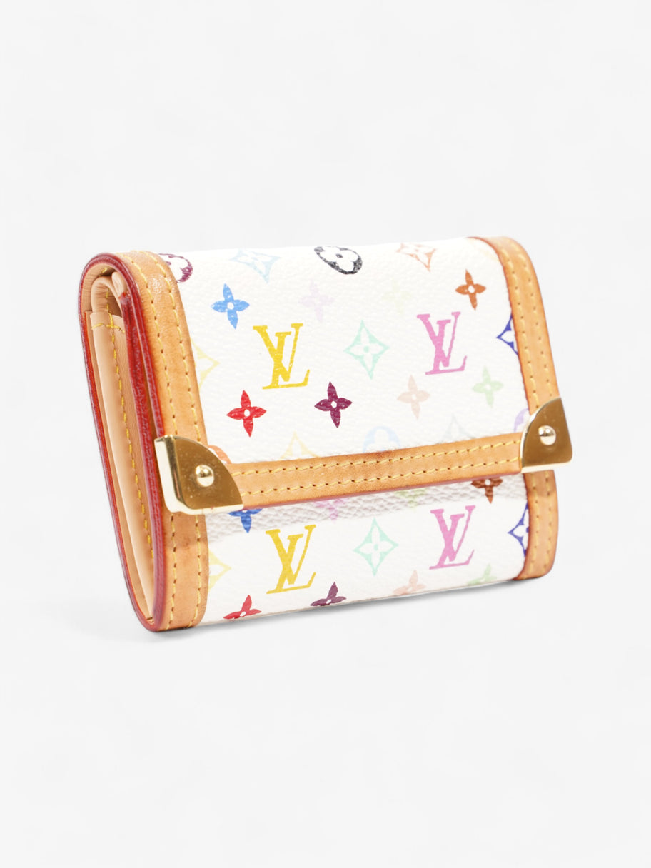 Louis Vuitton Porte Monnaie Monogram Multicolour / White Canvas Image 7