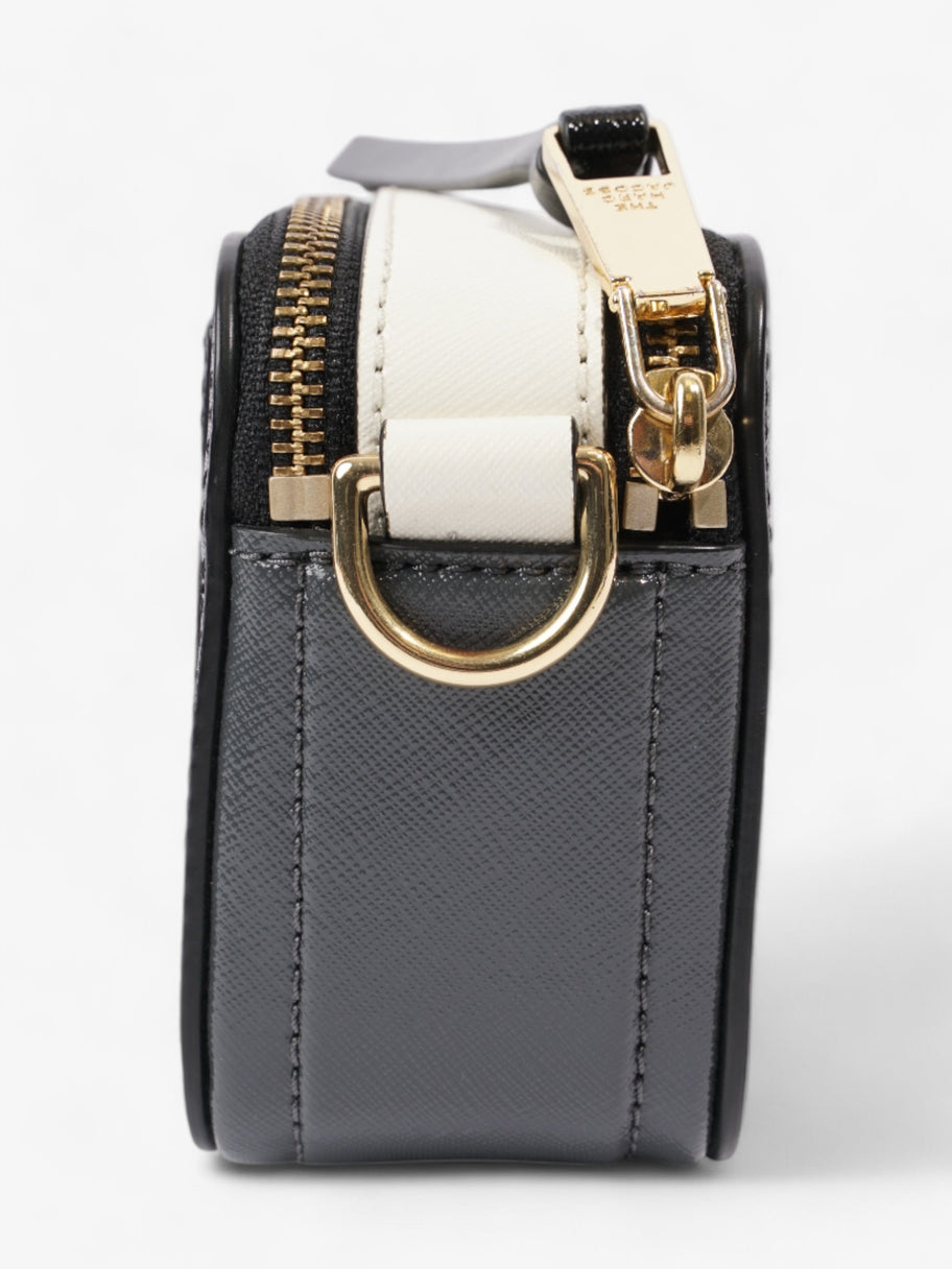 Marc Jacobs The Snapshot Bag Black / White / Grey Leather Image 5