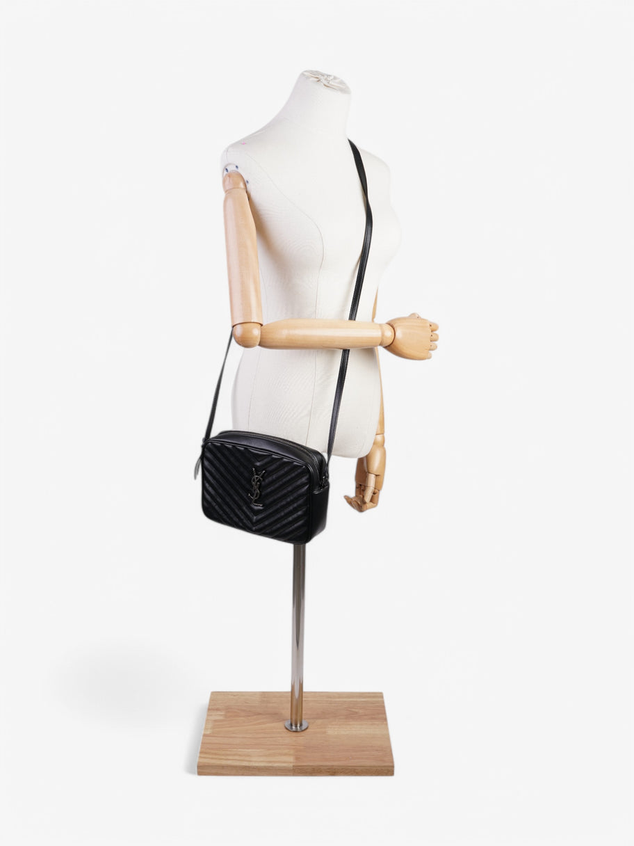 Saint Laurent Lou Camera Bag Black Calfskin Leather Image 2