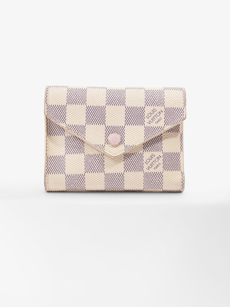  Louis Vuitton Victorine Wallet Damier Azur Coated Canvas