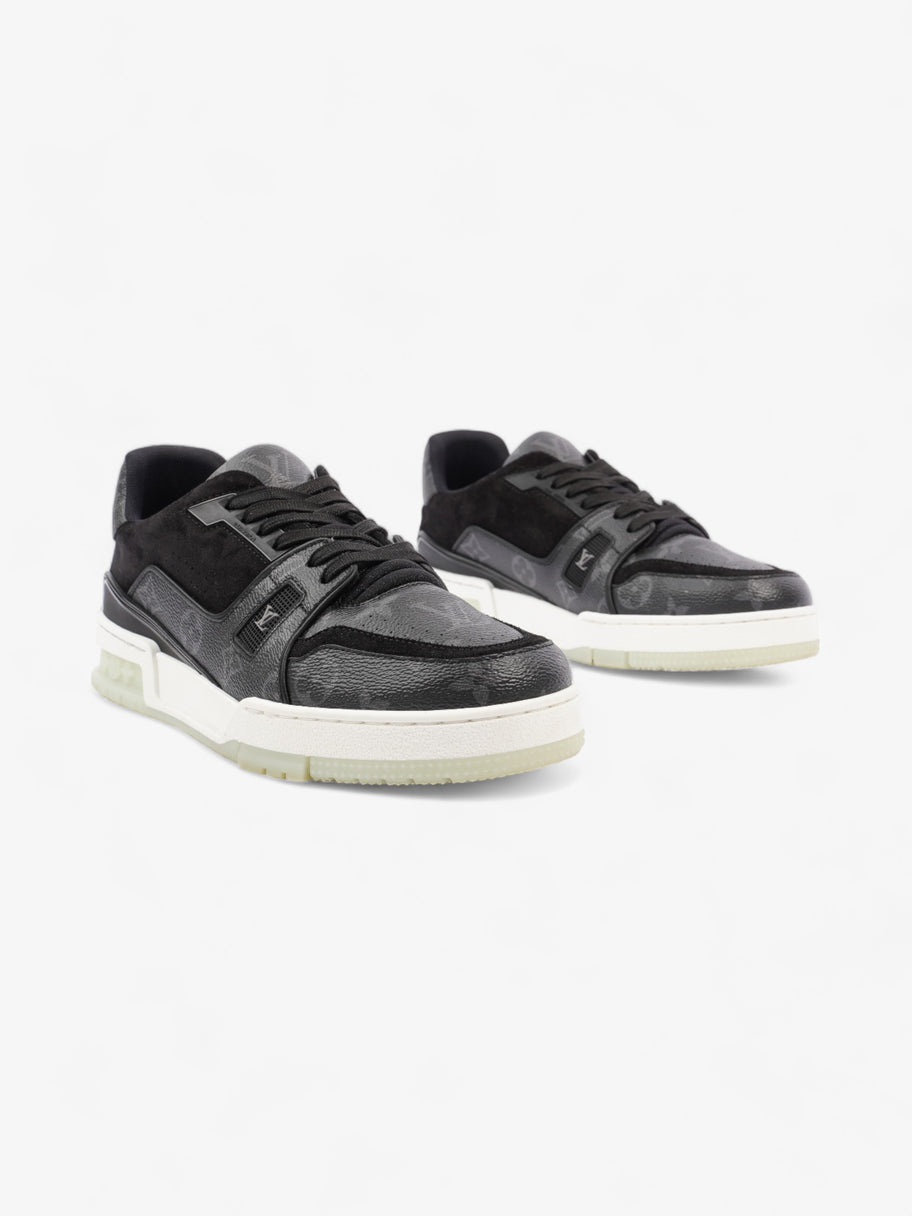 Louis Vuitton LV Trainers Black Coated Canvas EU 41.5 UK 7.5 Image 2