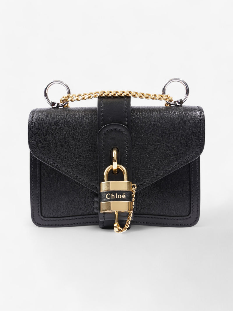  Chloe Aby Chain Black Goatskin Leather Mini