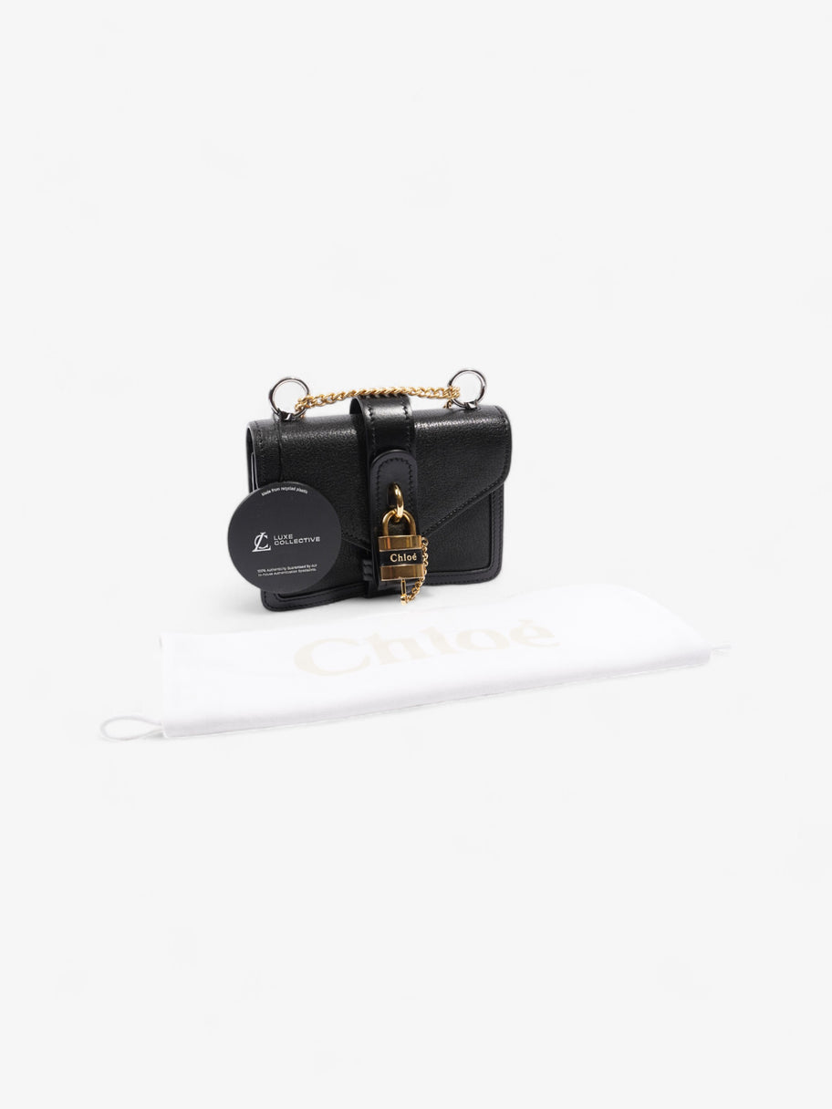 Chloe Aby Chain Black Goatskin Leather Mini Image 10